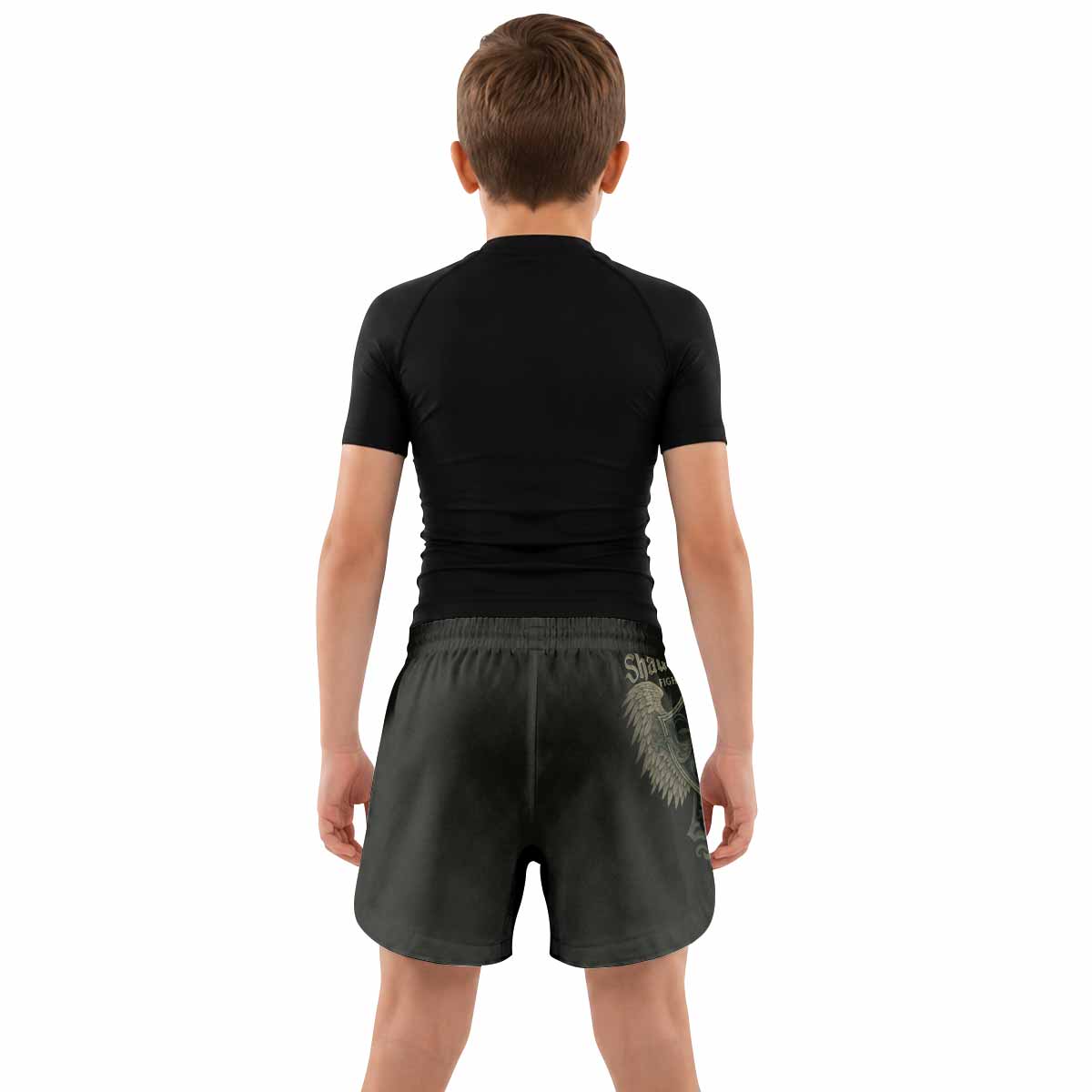 Shadow Guardian Kids Grappling Shorts - lifestyle