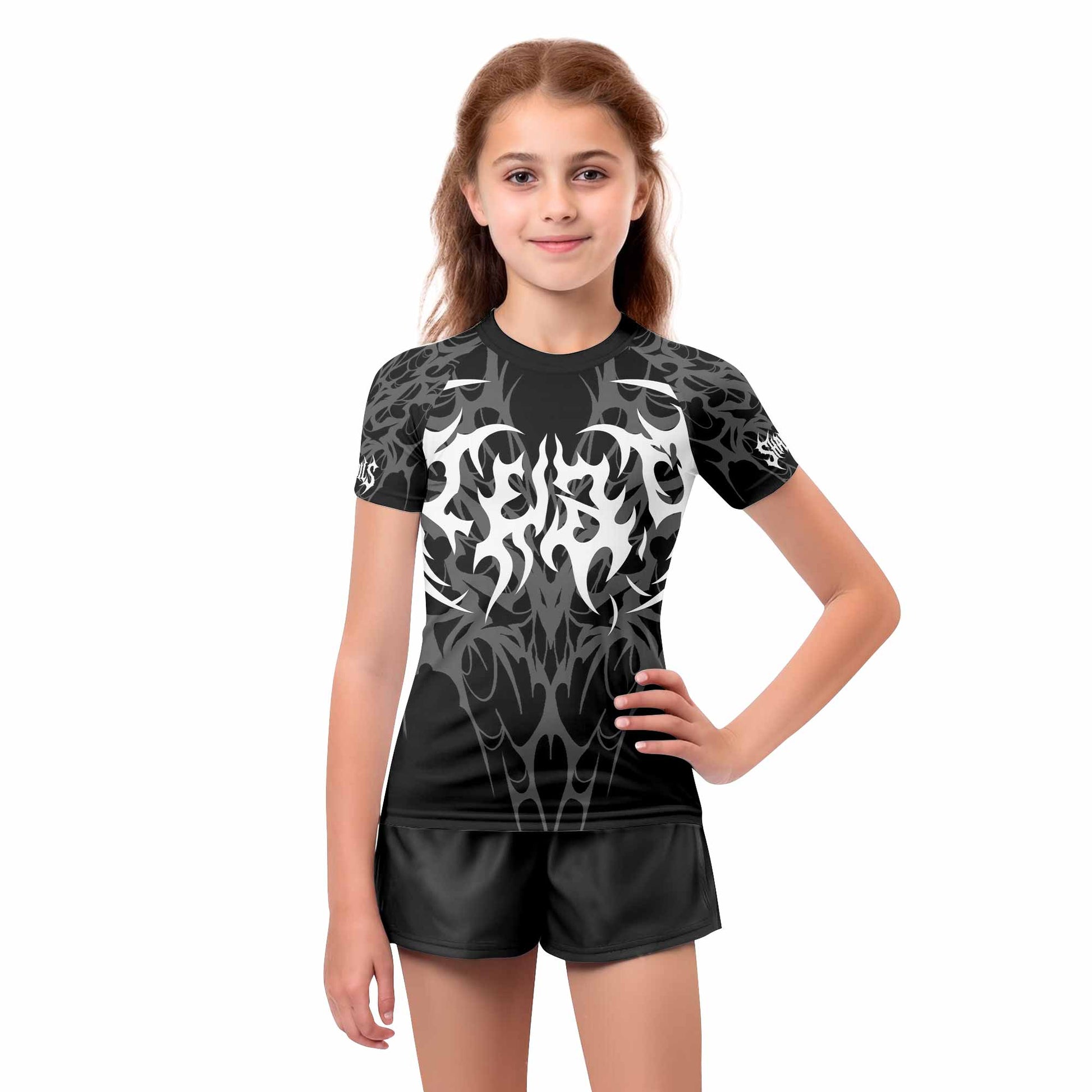 Tribal Inferno Kids Rash Guard