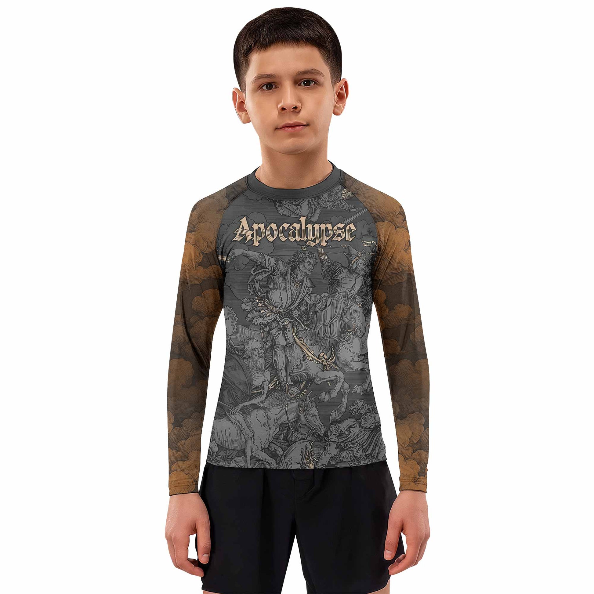 Riders of the Apocalypse Kids Rash Guard