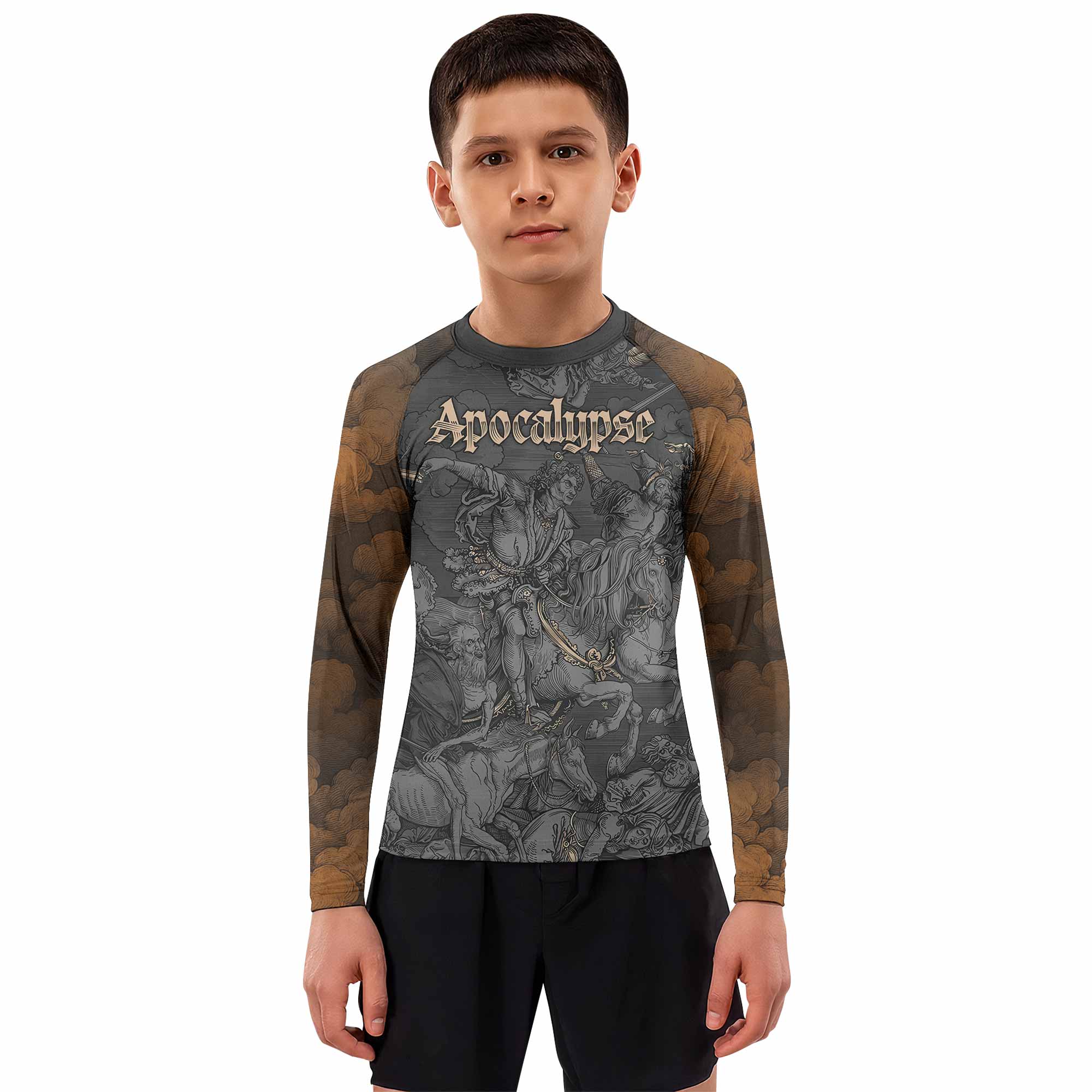 Riders of the Apocalypse Kids Rash Guard