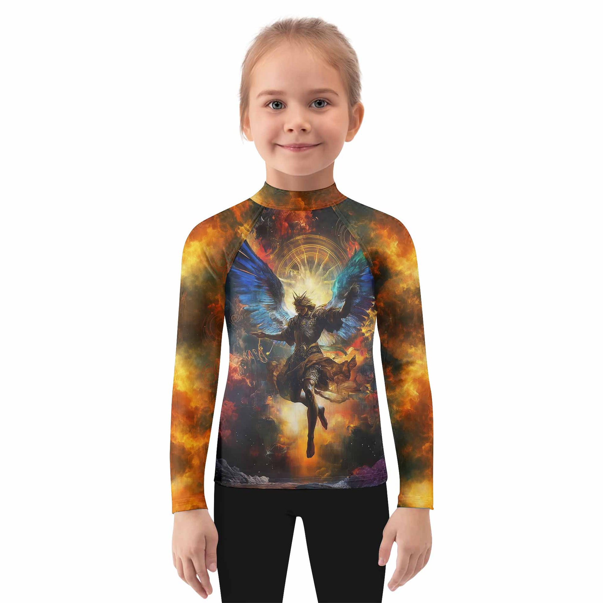 Archangel Michael Kids Rash Guard