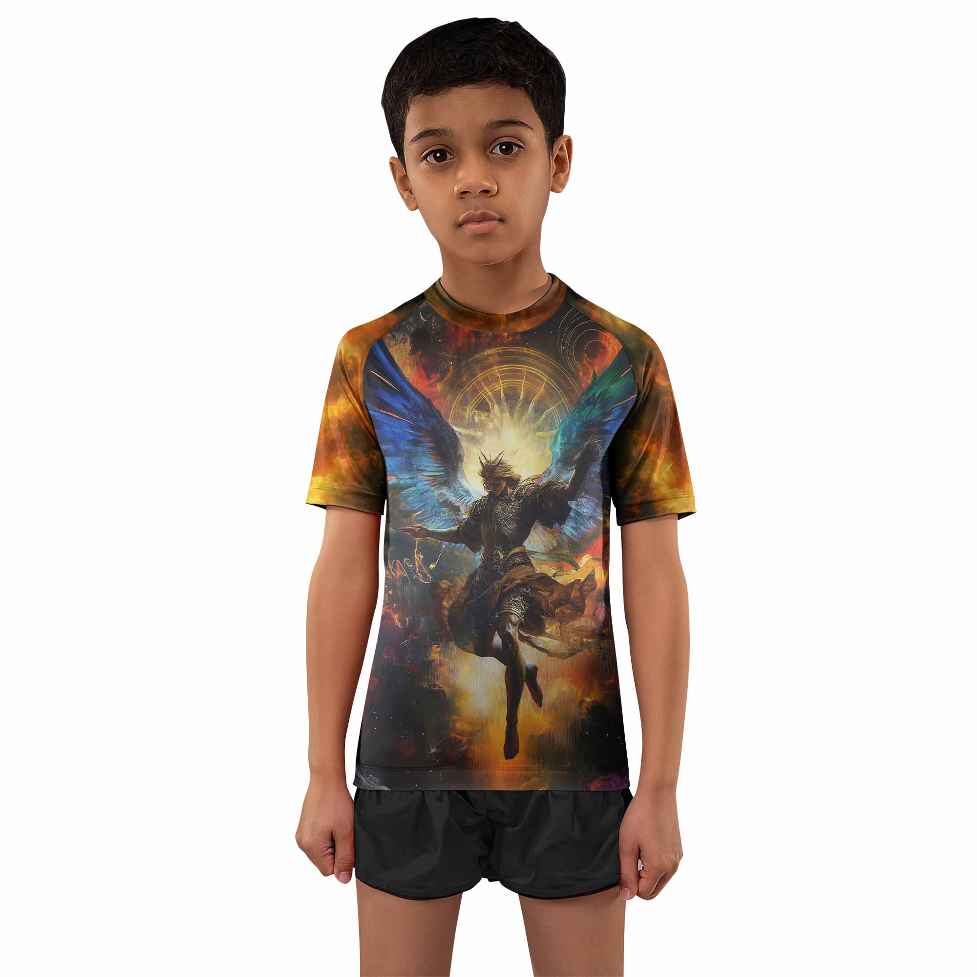 Archangel Michael Kids Rash Guard