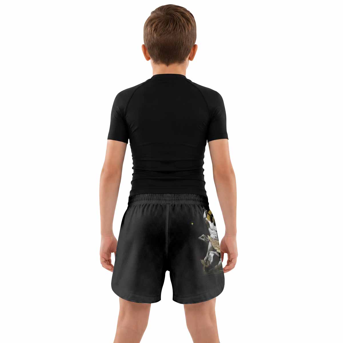 Fall of Medusa Kids Grappling Shorts - lifestyle