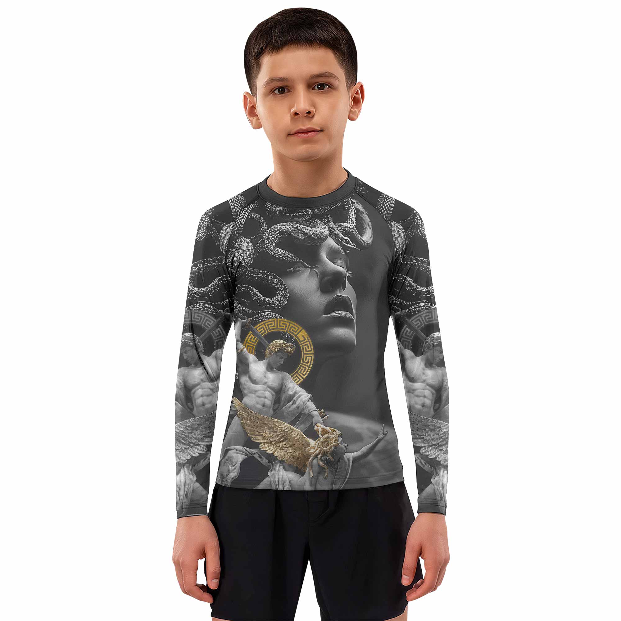 Fall of Medusa Kids Rash Guard