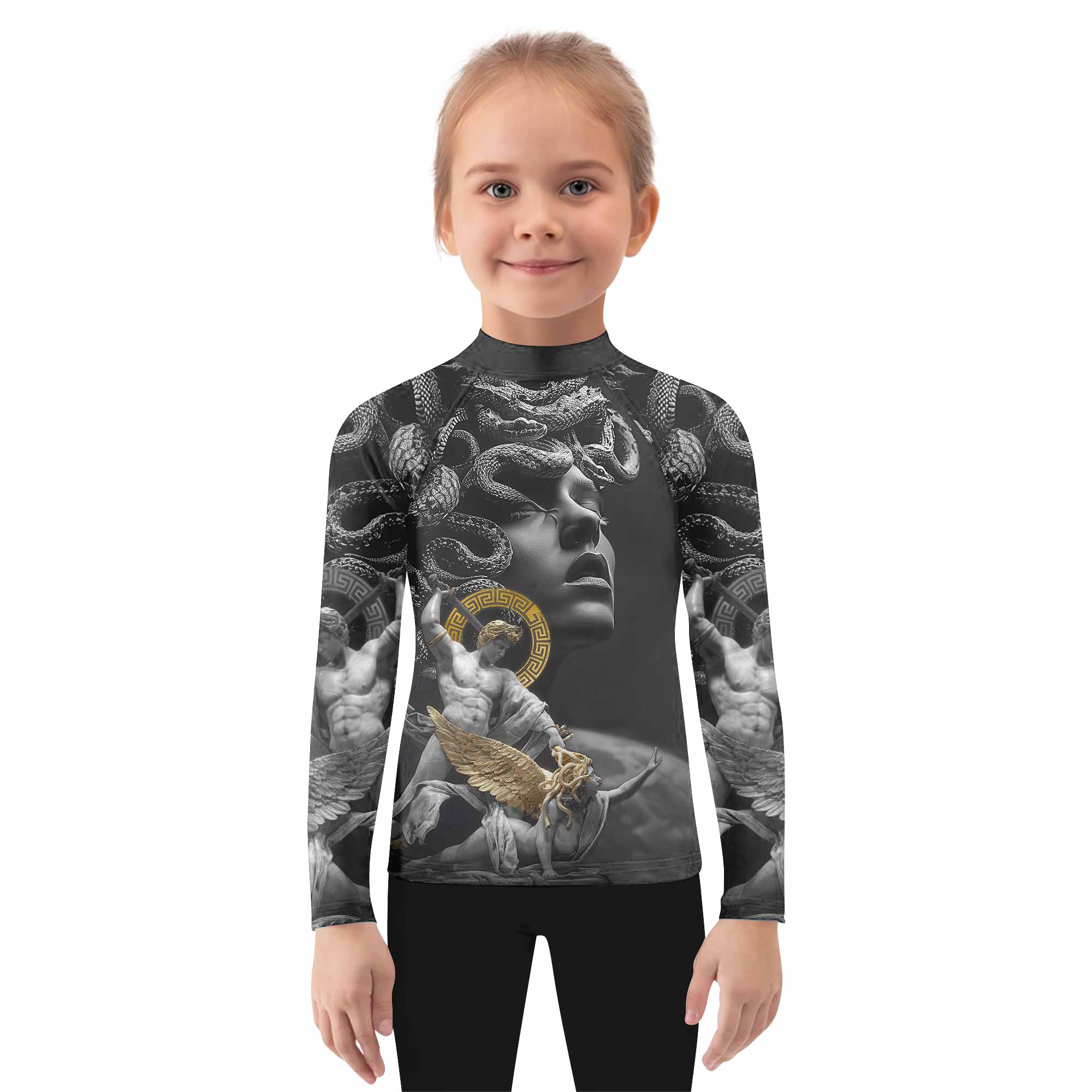 Fall of Medusa Kids Rash Guard