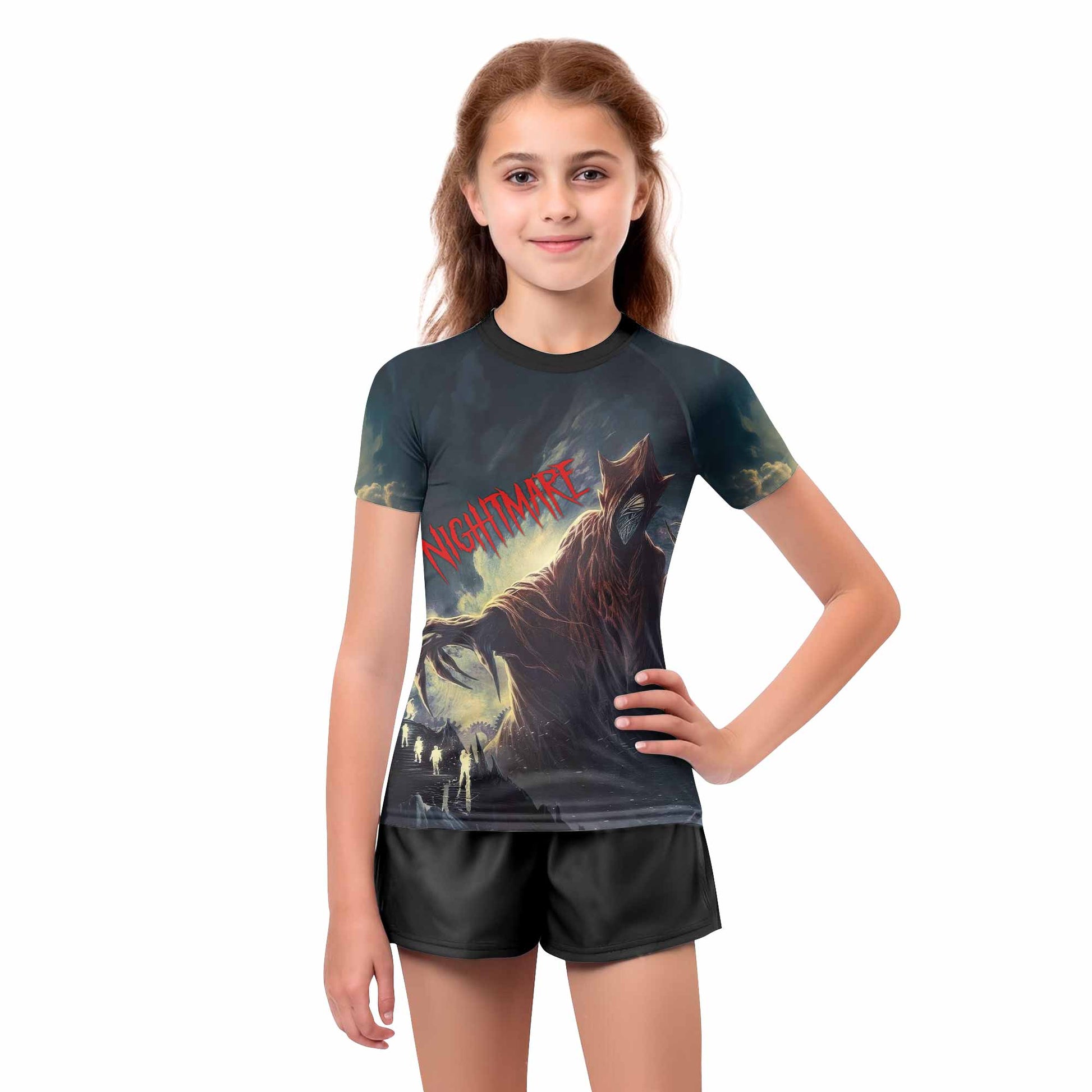 Nightmare Walker Kids Rash Guard