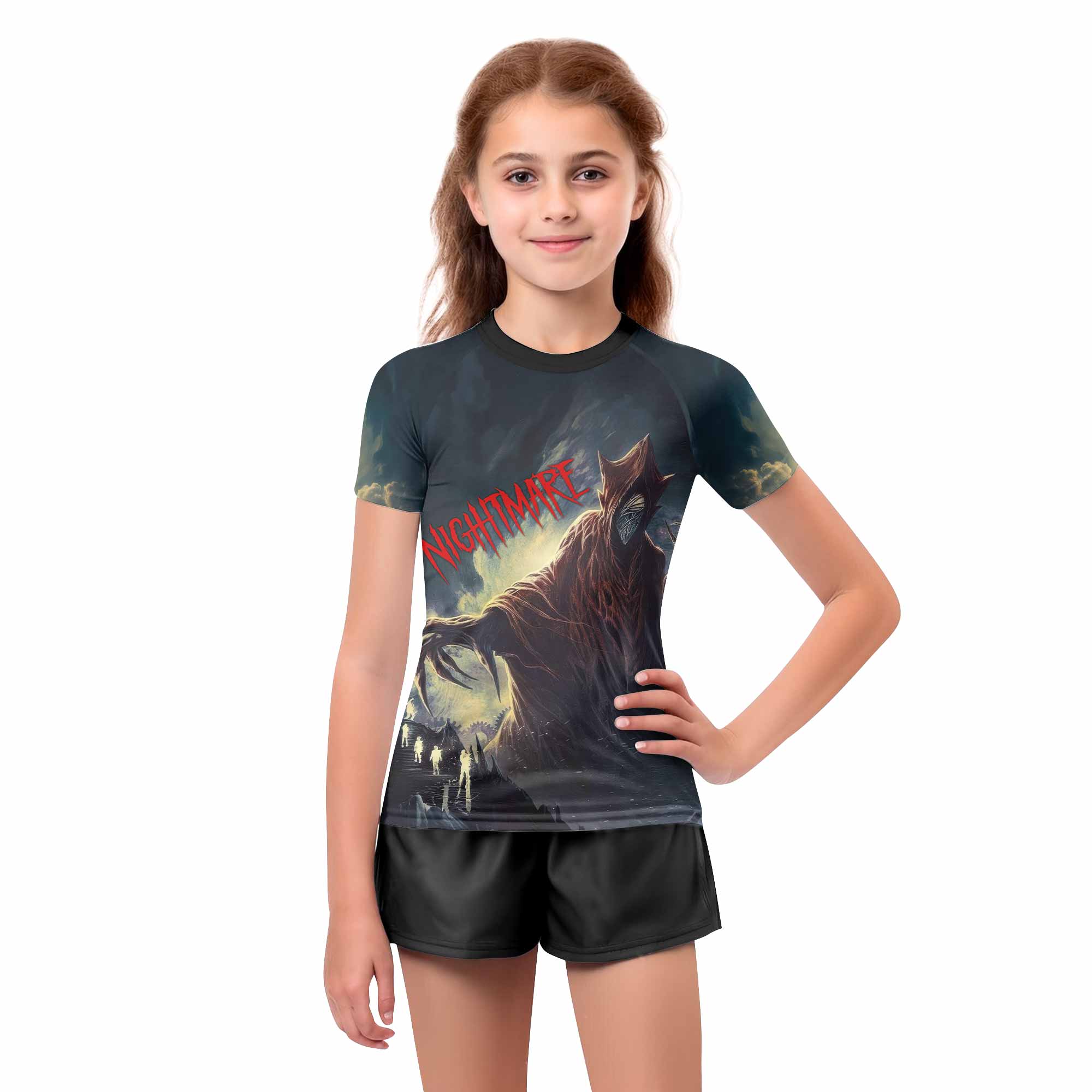 Nightmare Walker Kids Rash Guard