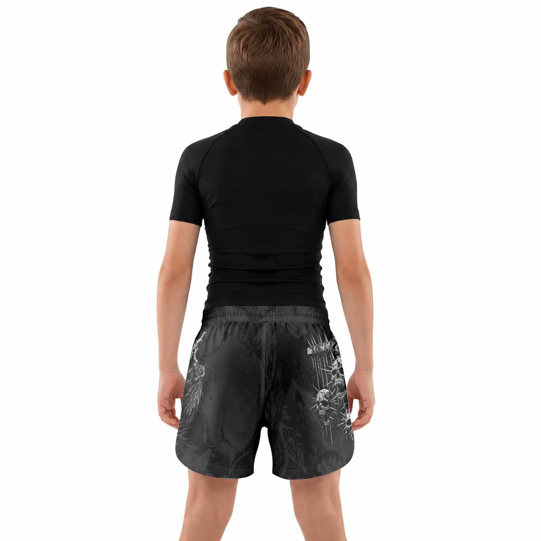 Necromancy Ritual Kids Grappling Shorts - lifestyle