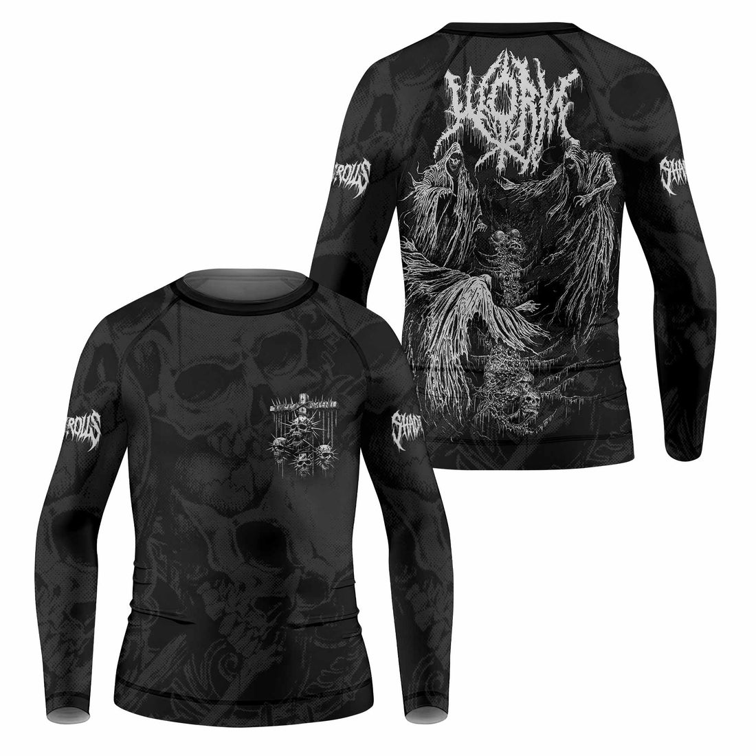 Necromancy Ritual Kids Rash Guard