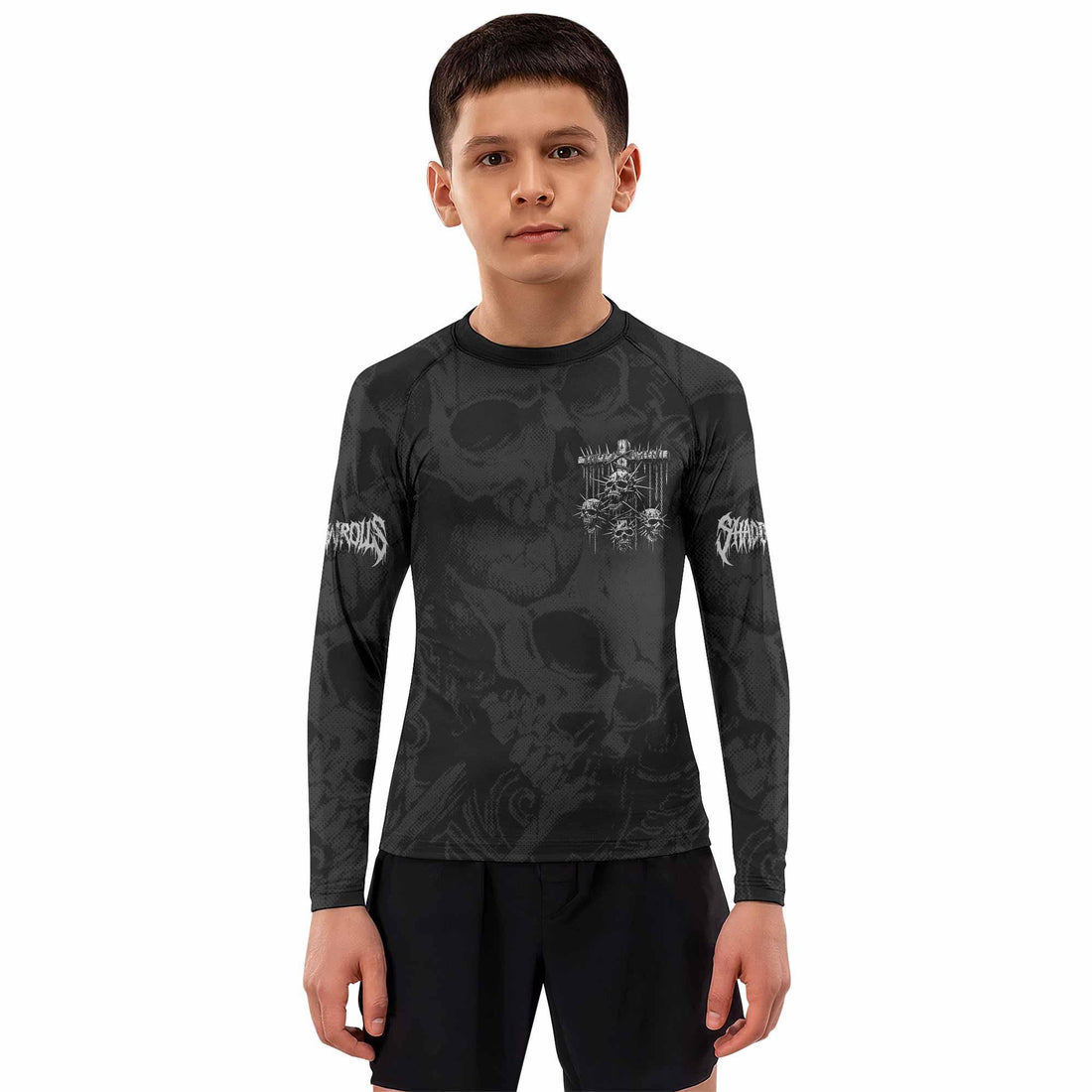 Necromancy Ritual Kids Rash Guard