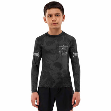 Necromancy Ritual Kids Rash Guard