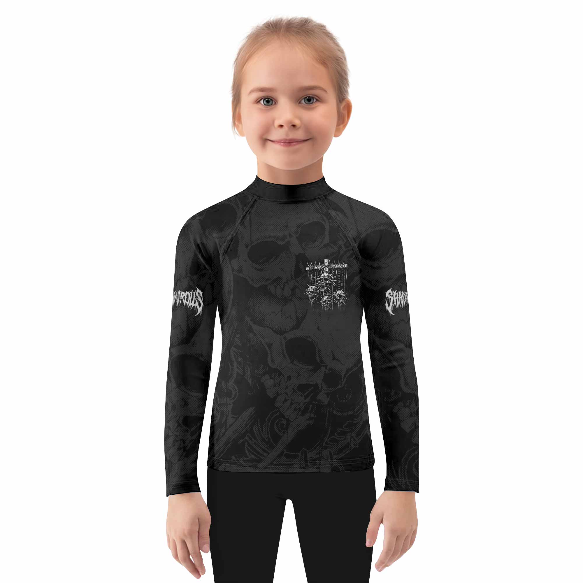 Necromancy Ritual Kids Rash Guard
