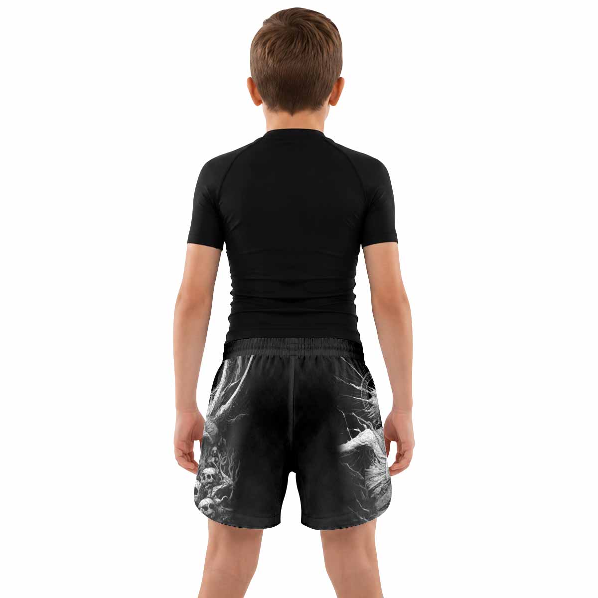 Eternal Scream Kids Grappling Shorts - lifestyle