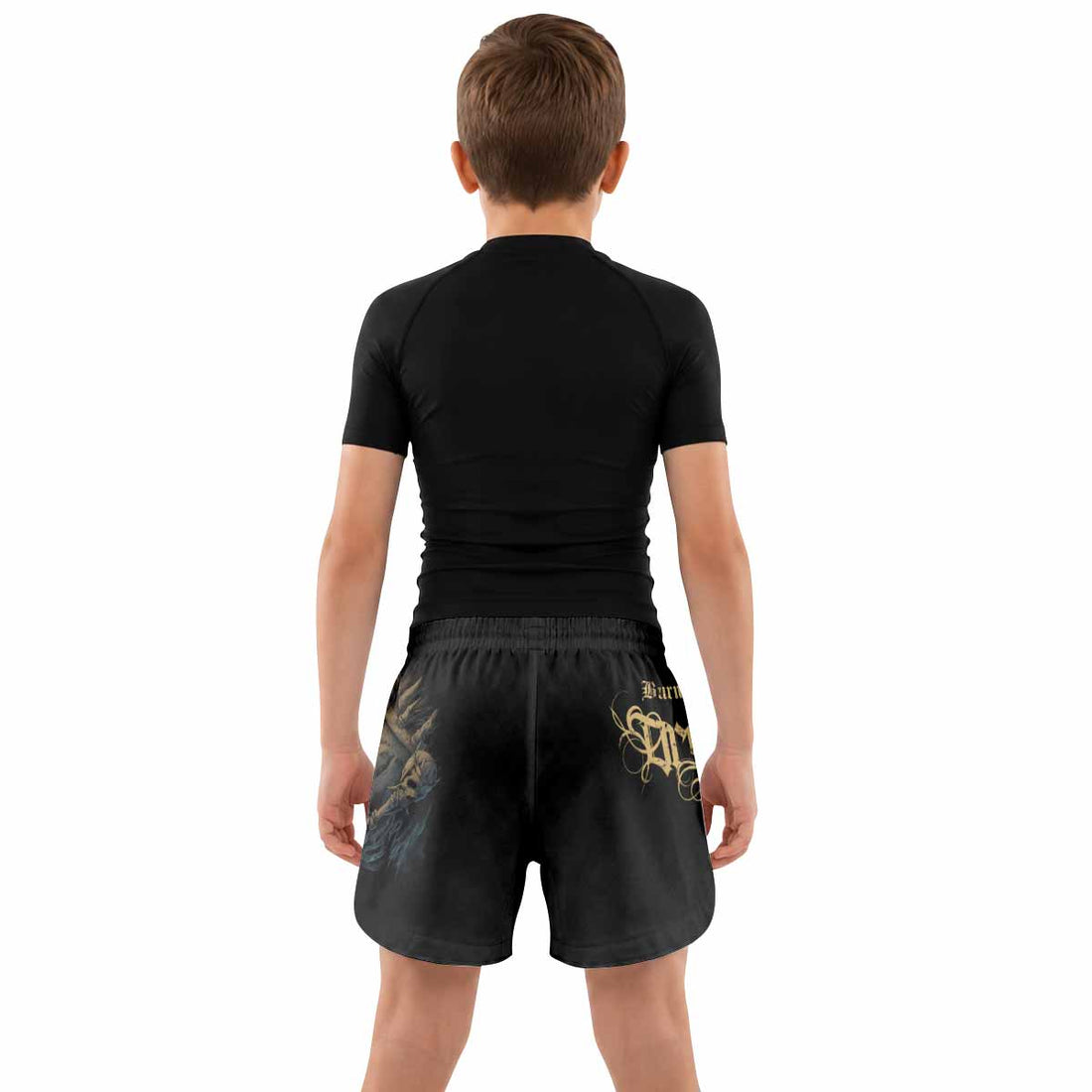 Burning the Dream Kids Grappling Shorts - lifestyle