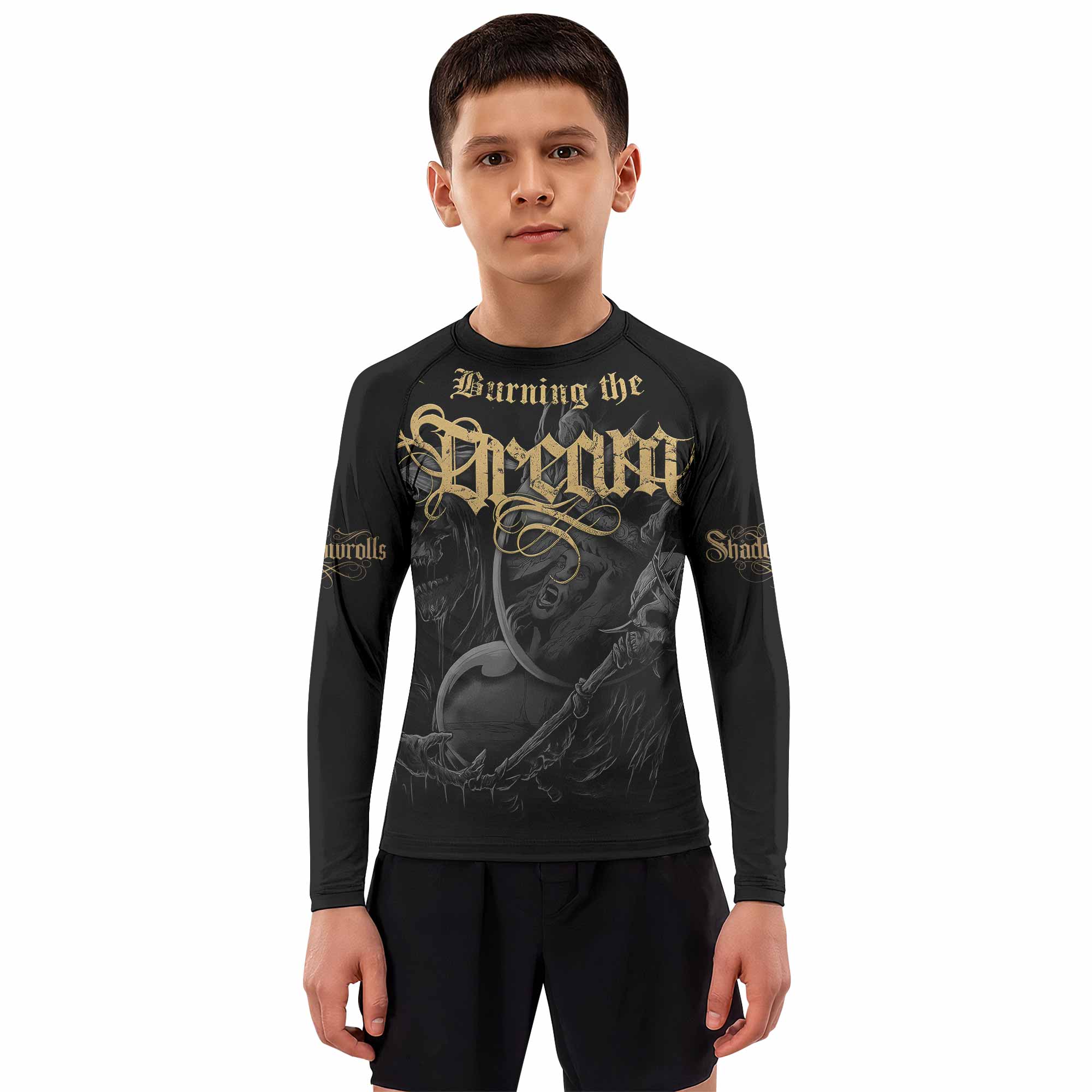 Burning the Dream Kids Rash Guard