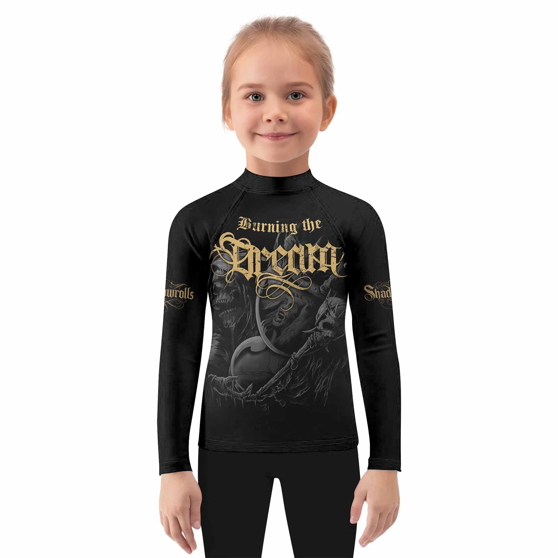 Burning the Dream Kids Rash Guard
