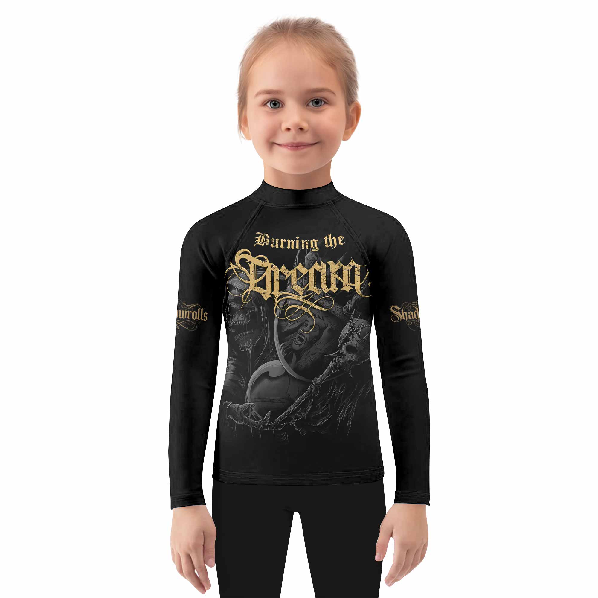 Burning the Dream Kids Rash Guard