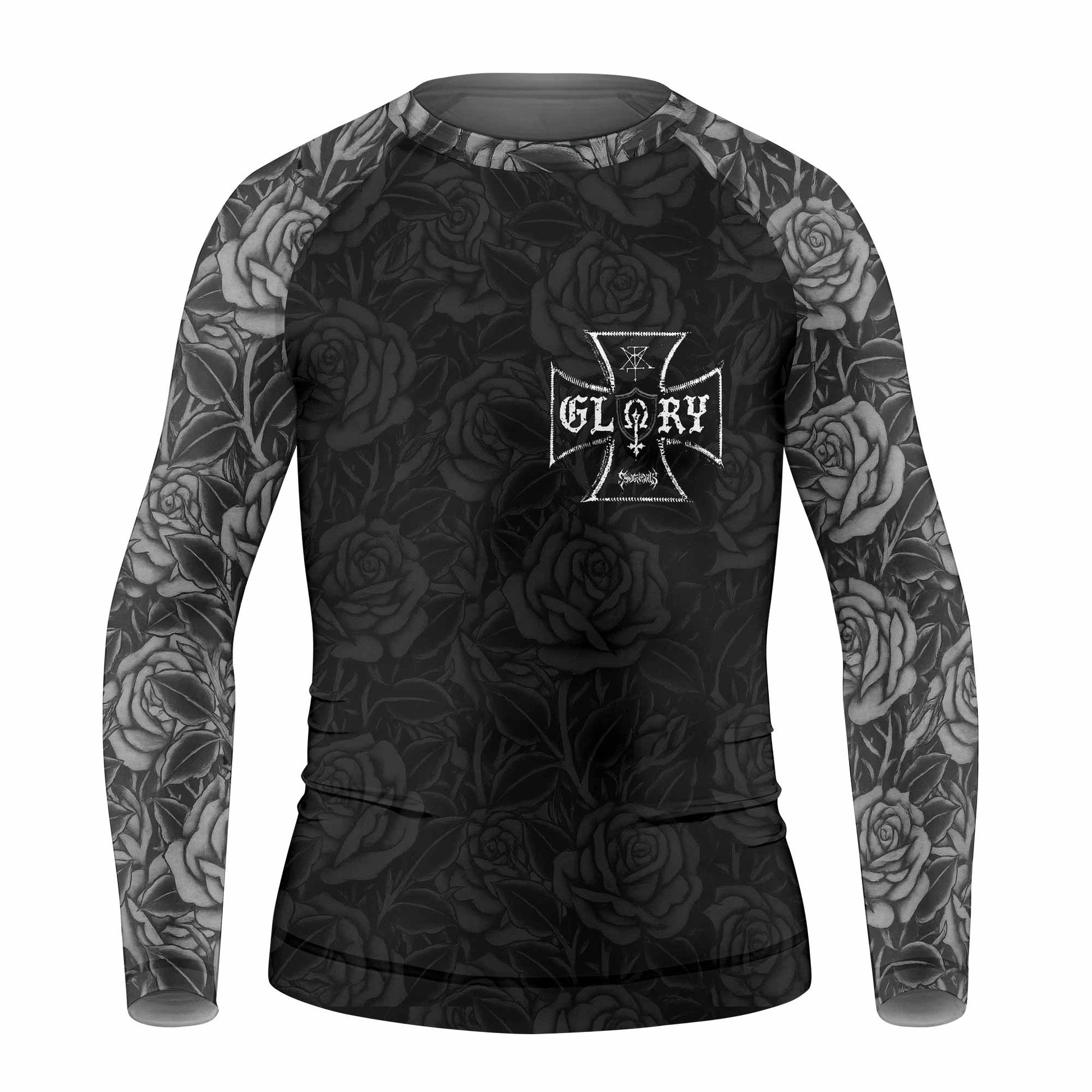 Black Rose Madonna Kids Rash Guard