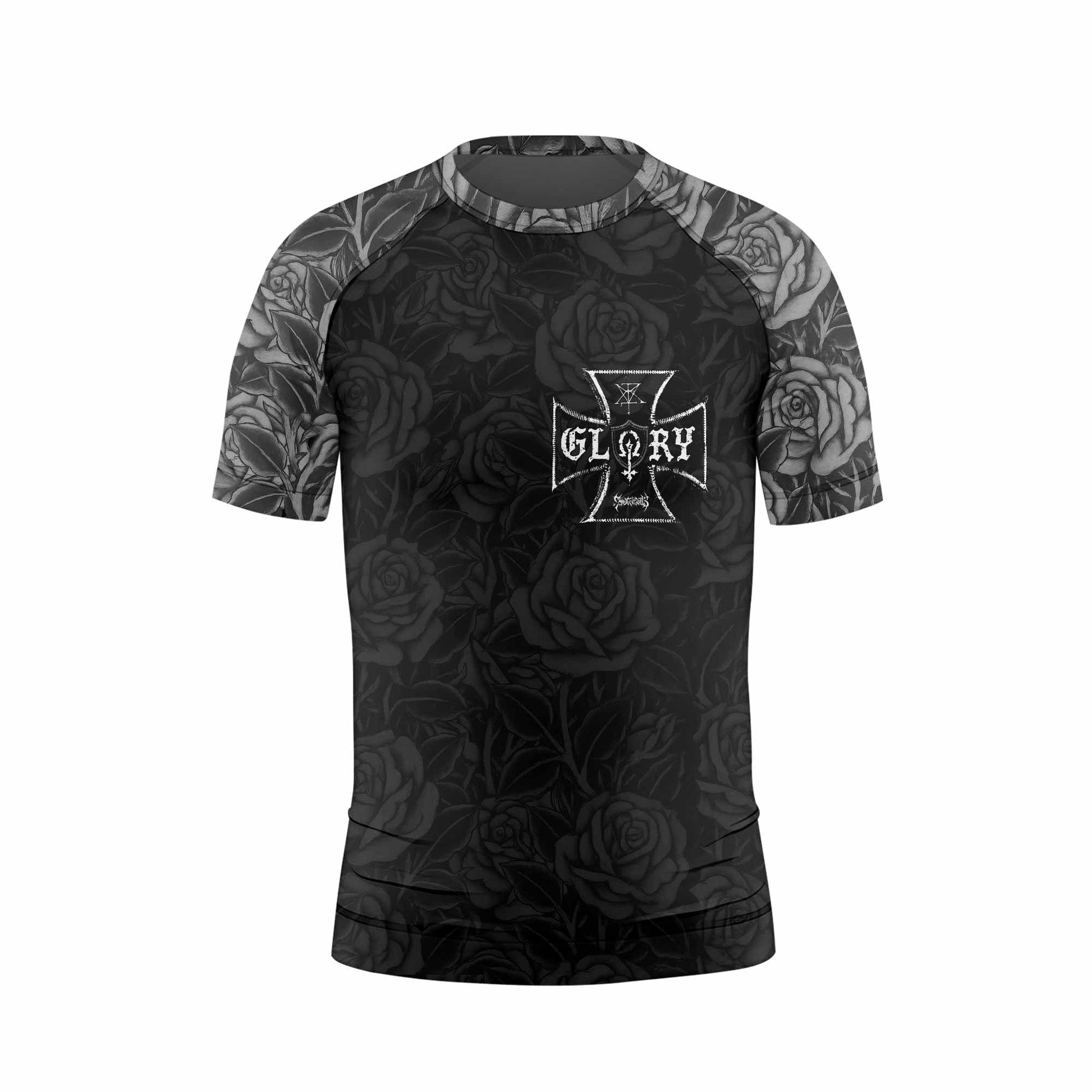 Black Rose Madonna Kids Rash Guard