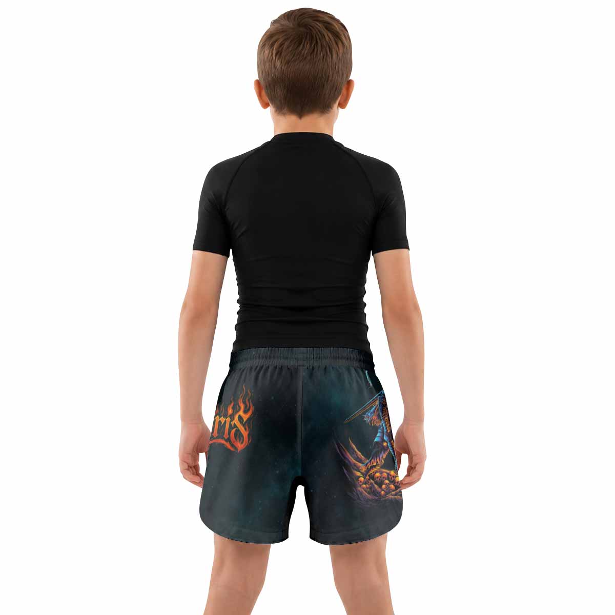 Infernal Artorias Kids Grappling Shorts - lifestyle
