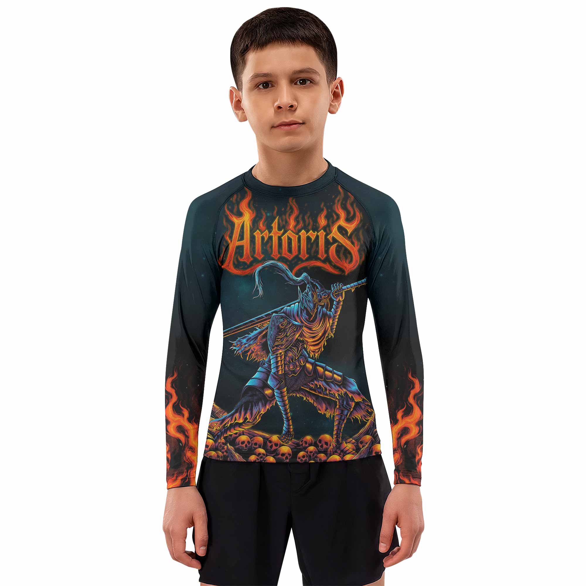 Infernal Artorias Kids Rash Guard