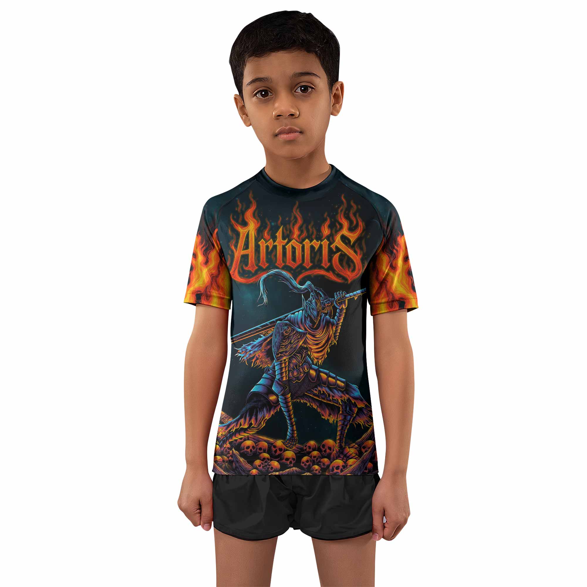 Infernal Artorias Kids Rash Guard