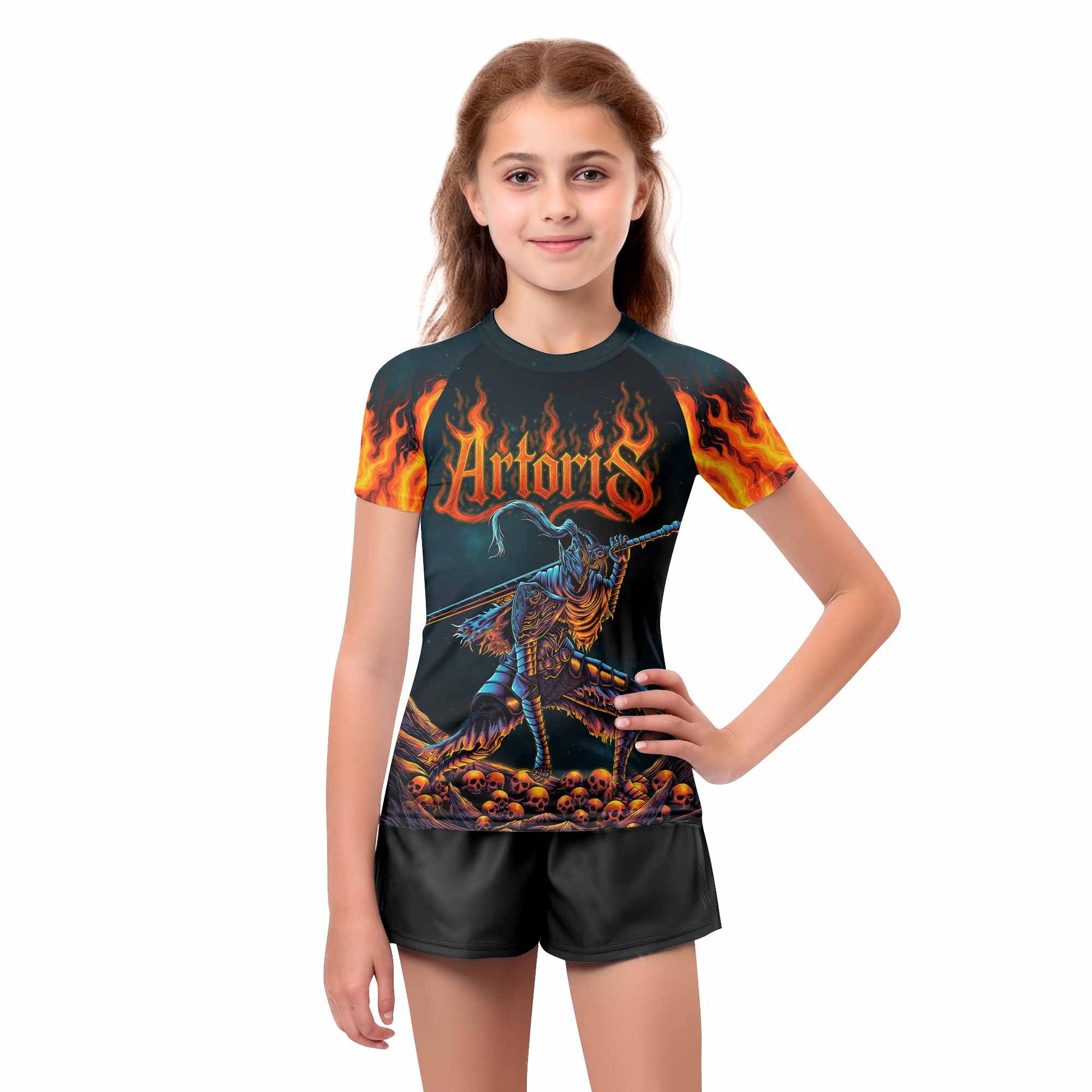 Infernal Artorias Kids Rash Guard