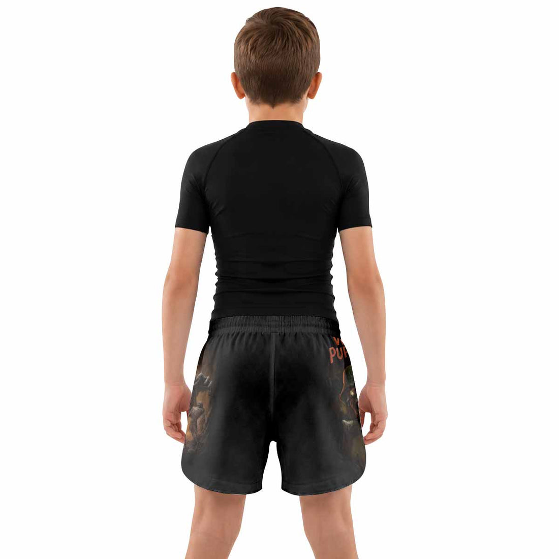 War Puppets Kids Grappling Shorts - lifestyle