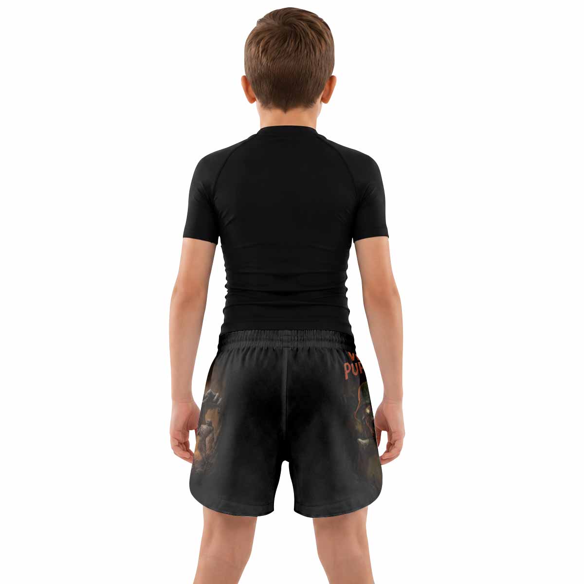 War Puppets Kids Grappling Shorts - lifestyle
