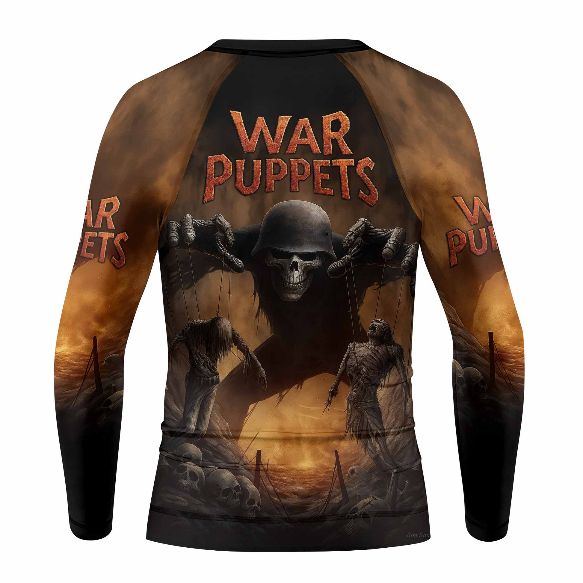 War Puppets Kids Rash Guard
