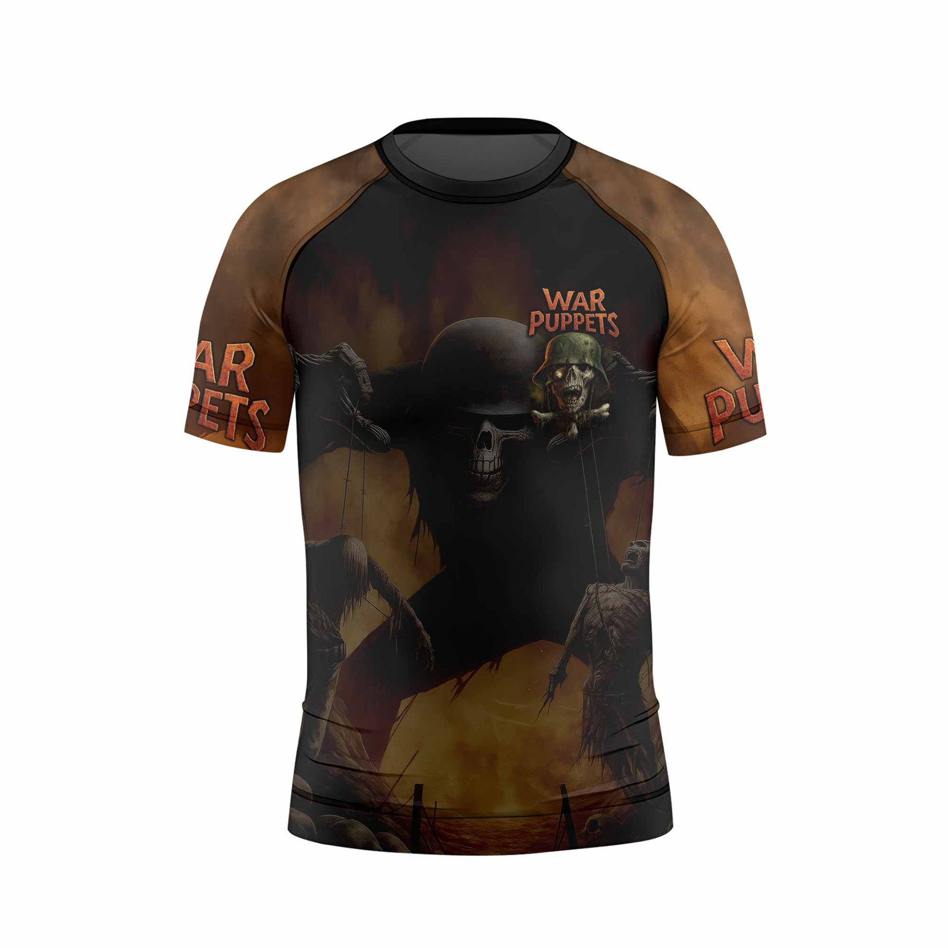 War Puppets Kids Rash Guard