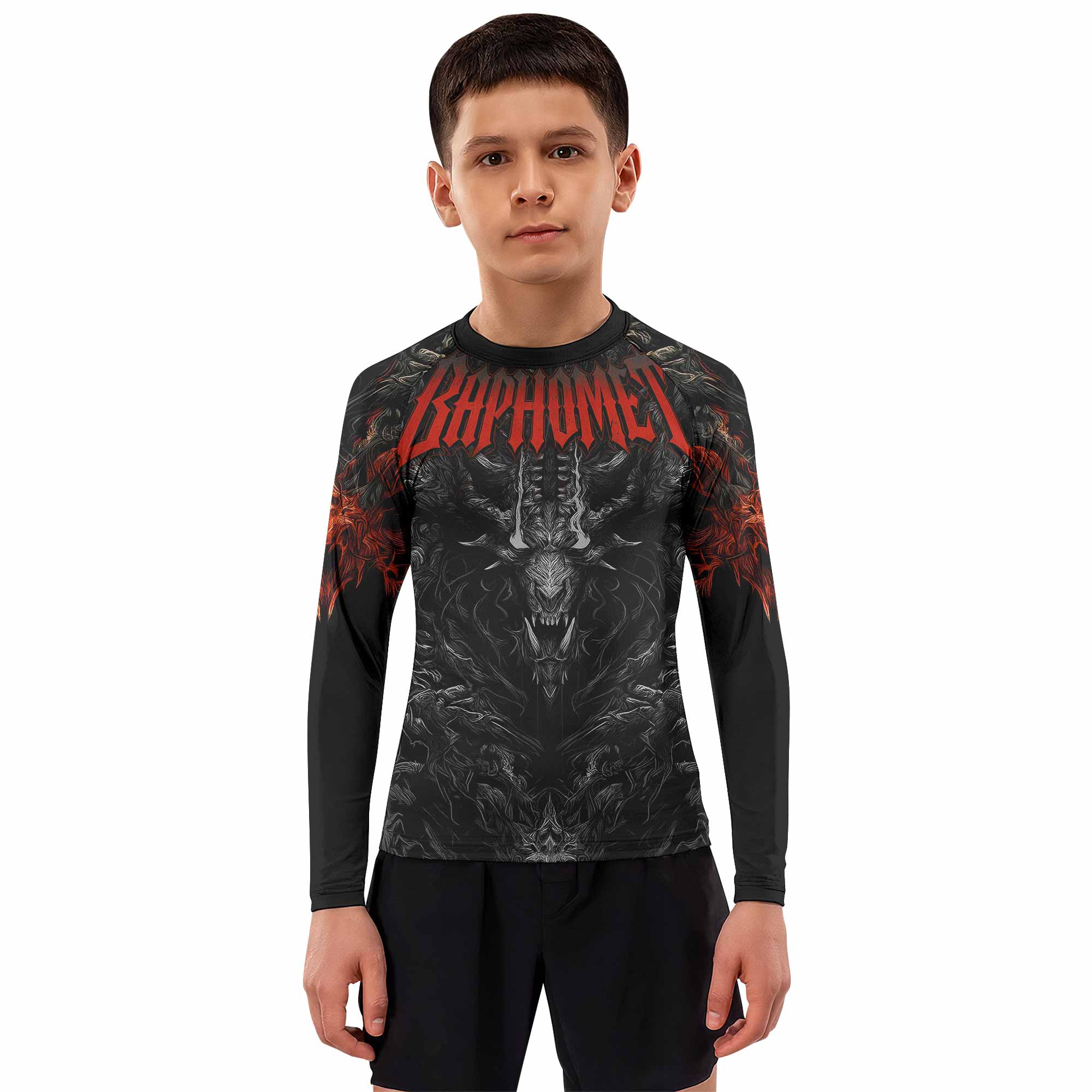 Baphomet's Wrath Kids Rash Guard