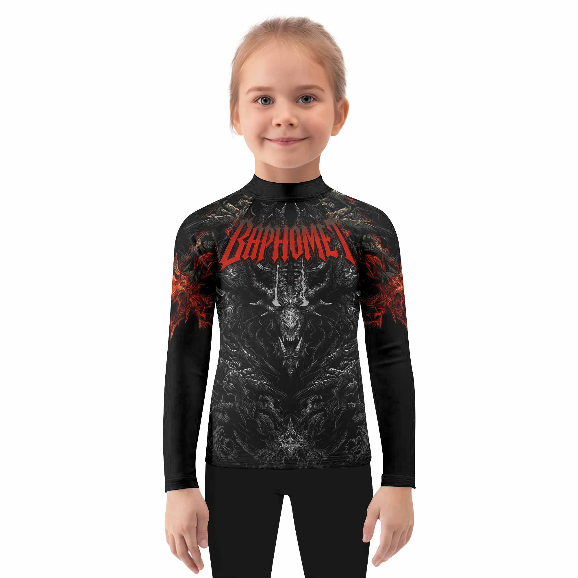 Baphomet's Wrath Kids Rash Guard
