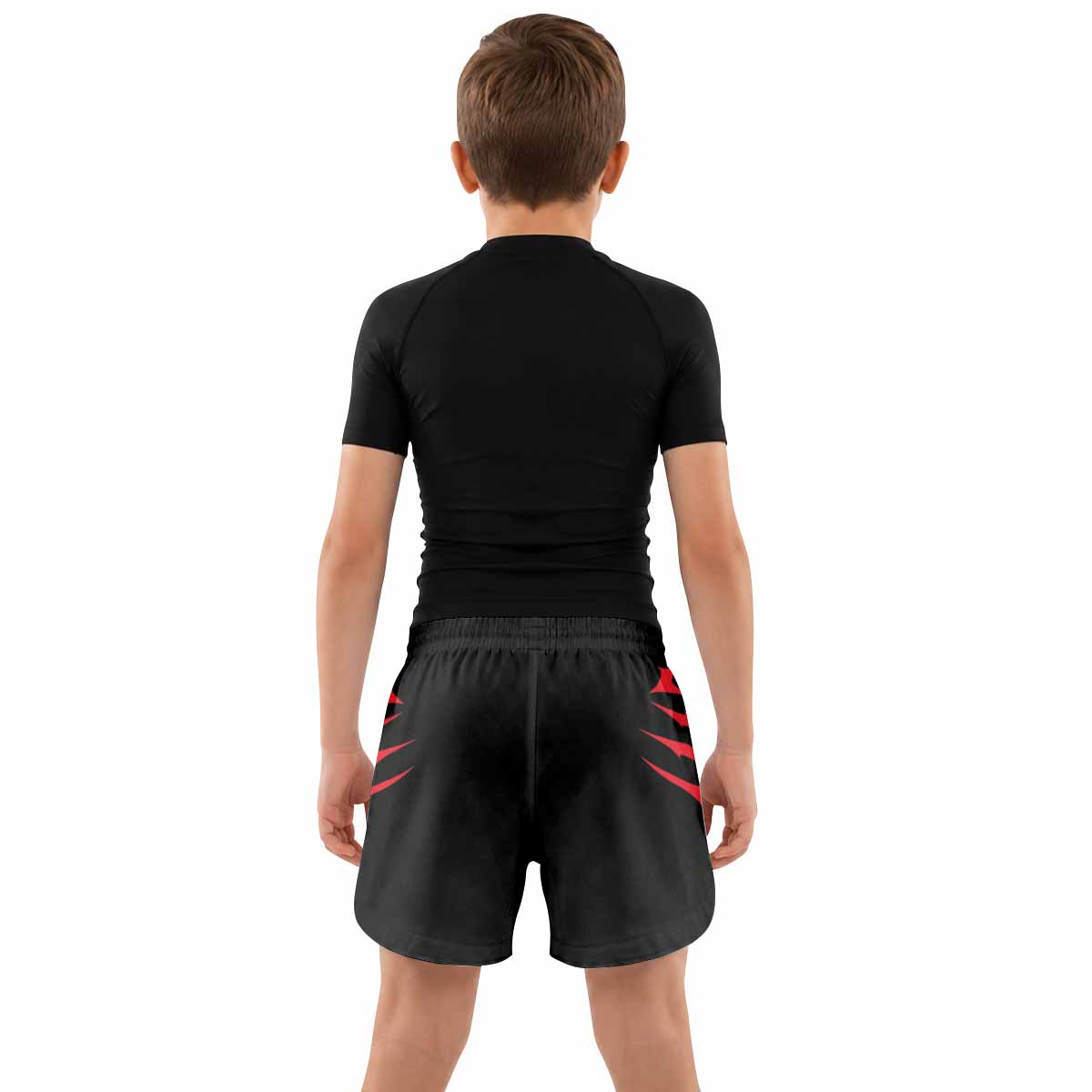 Infernal Flames Kids Grappling Shorts - lifestyle
