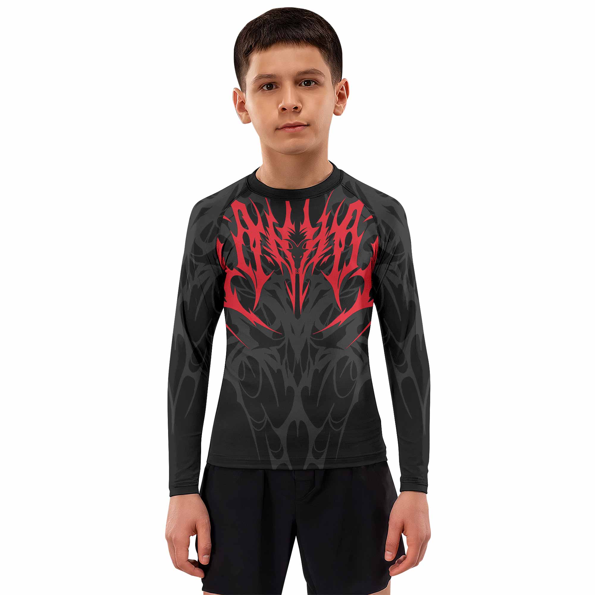 Infernal Flames Kids Rash Guard