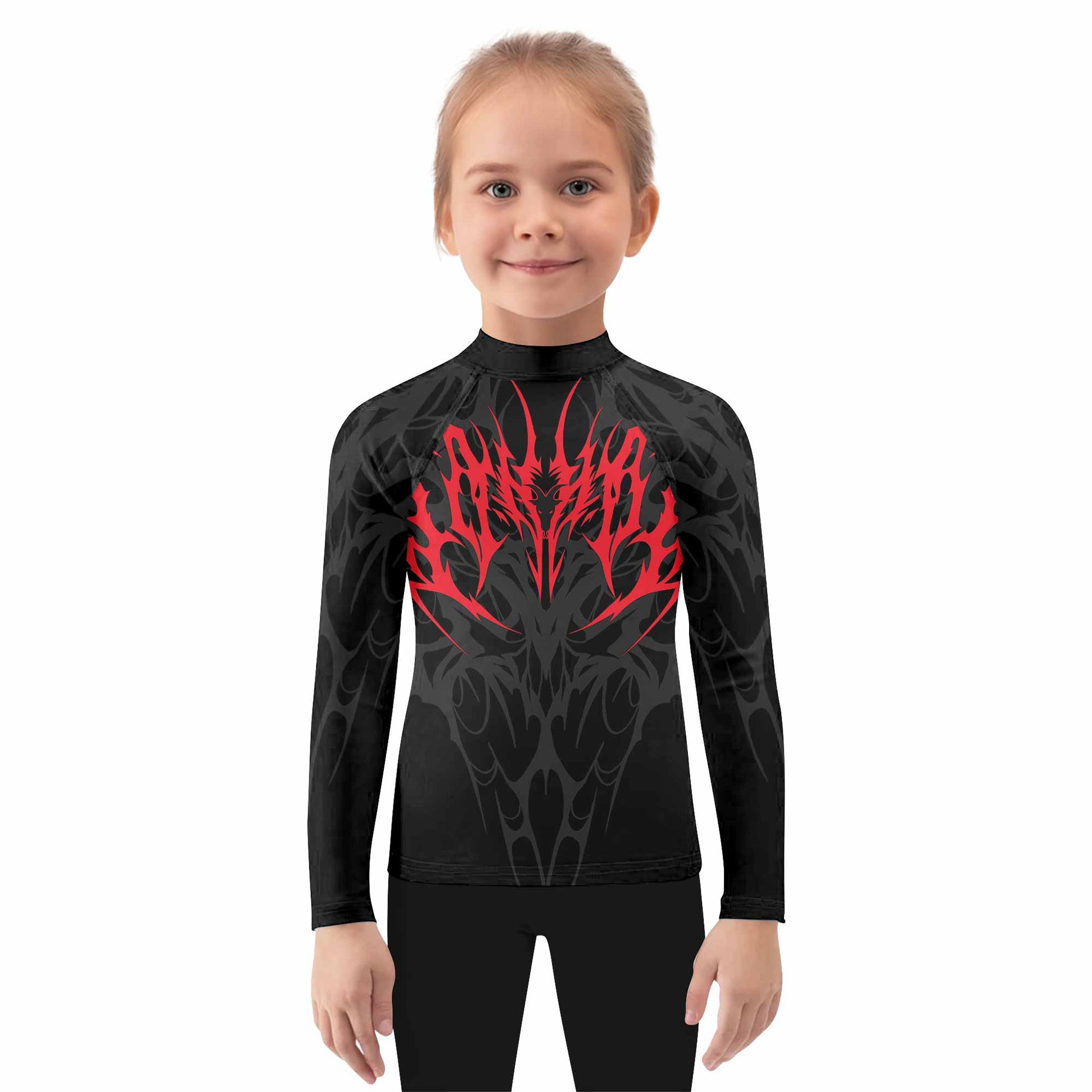 Infernal Flames Kids Rash Guard