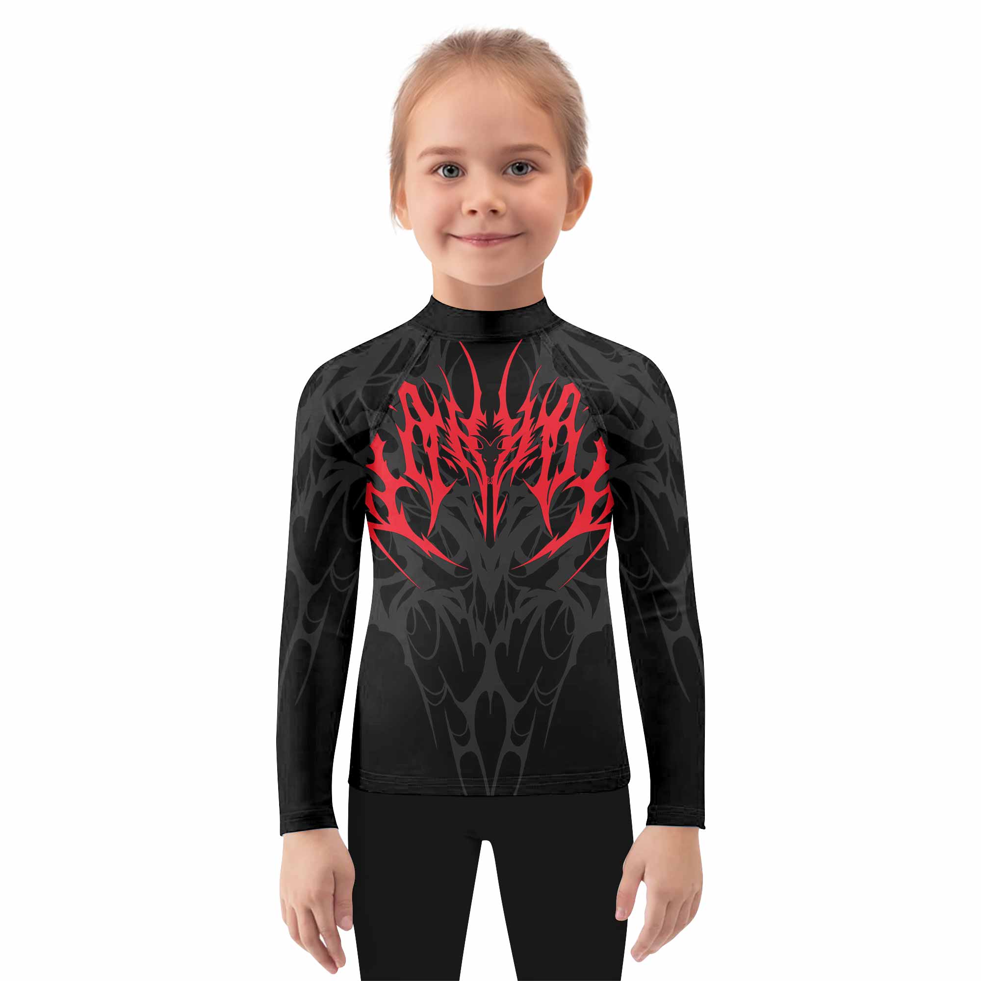 Infernal Flames Kids Rash Guard