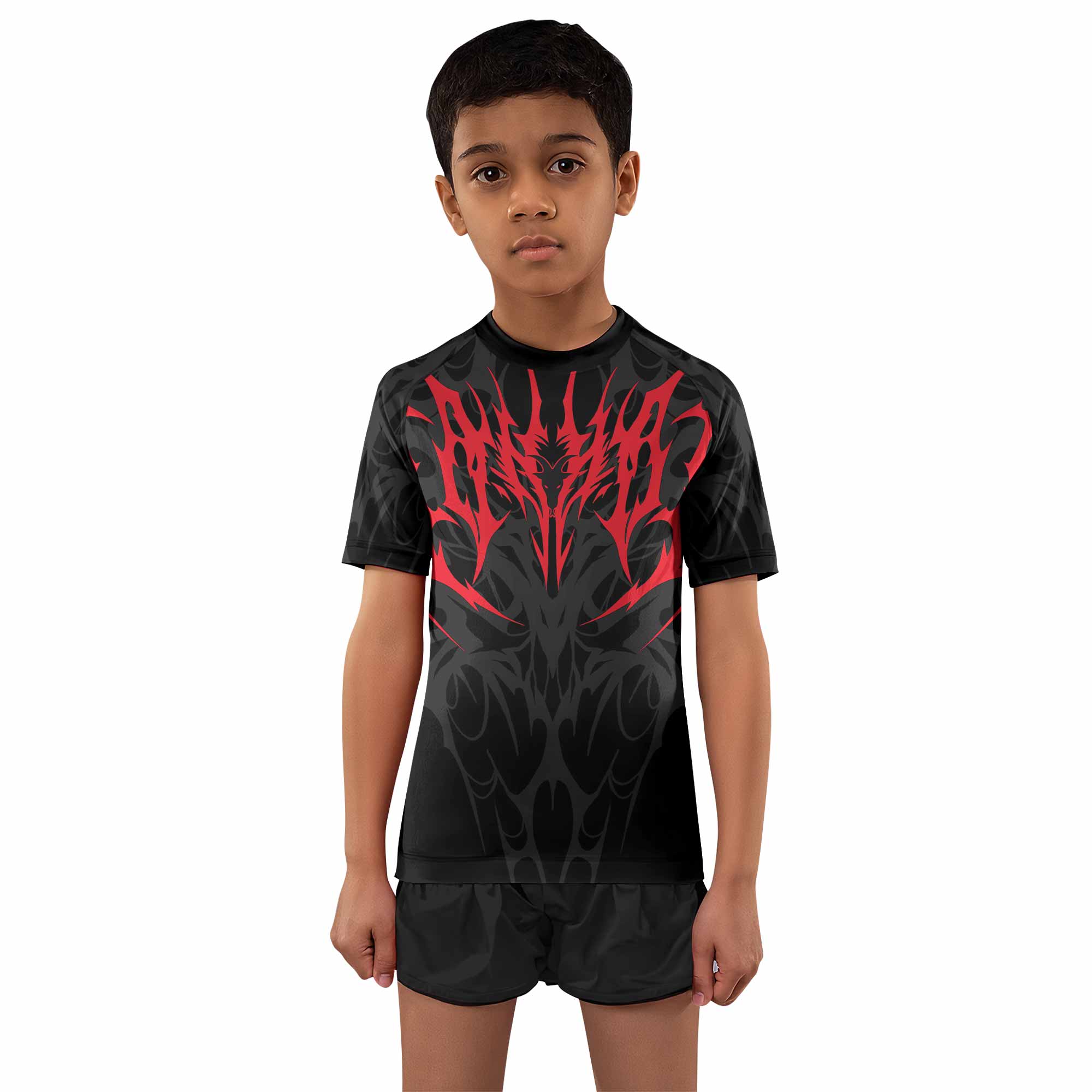 Infernal Flames Kids Rash Guard