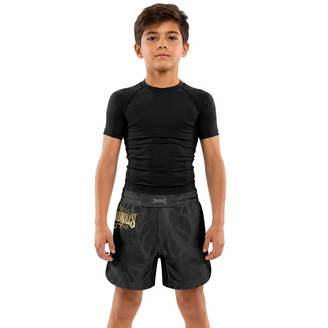 Moon Ritual Kids Grappling Shorts - lifestyle