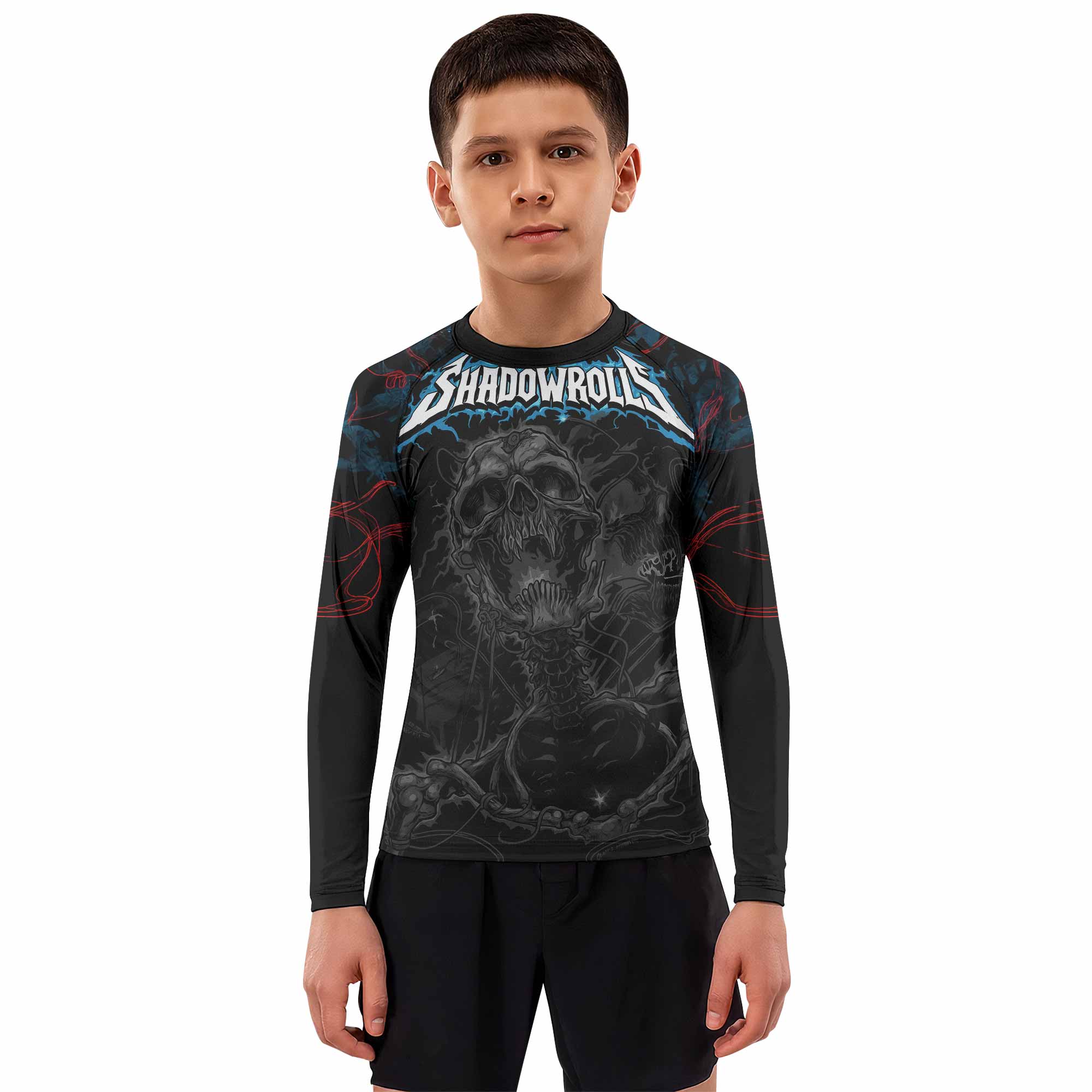 Necro Chains Kids Rash Guard