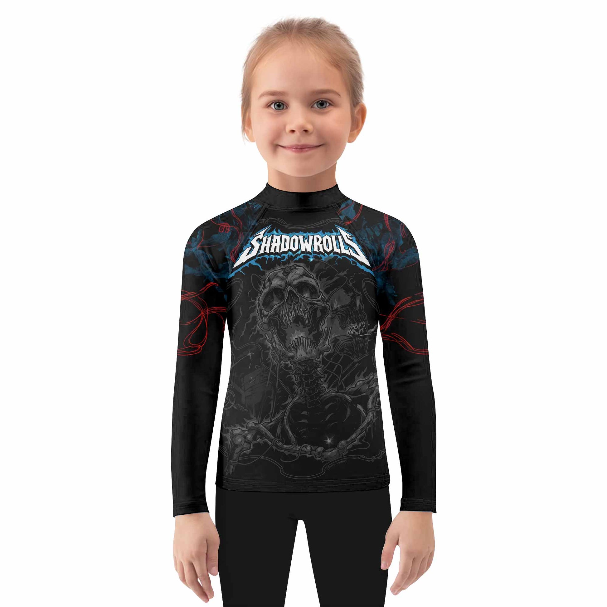 Necro Chains Kids Rash Guard