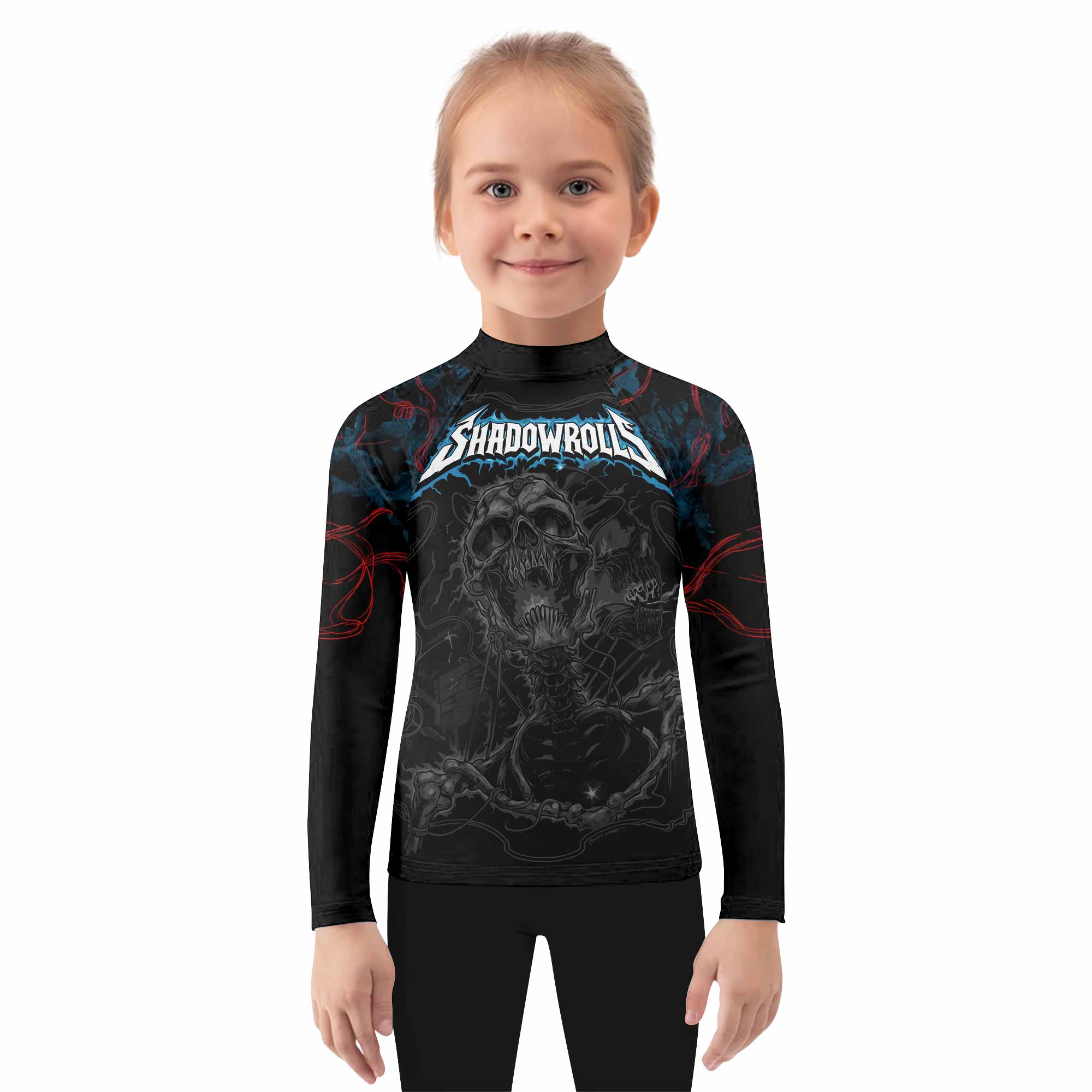 Necro Chains Kids Rash Guard
