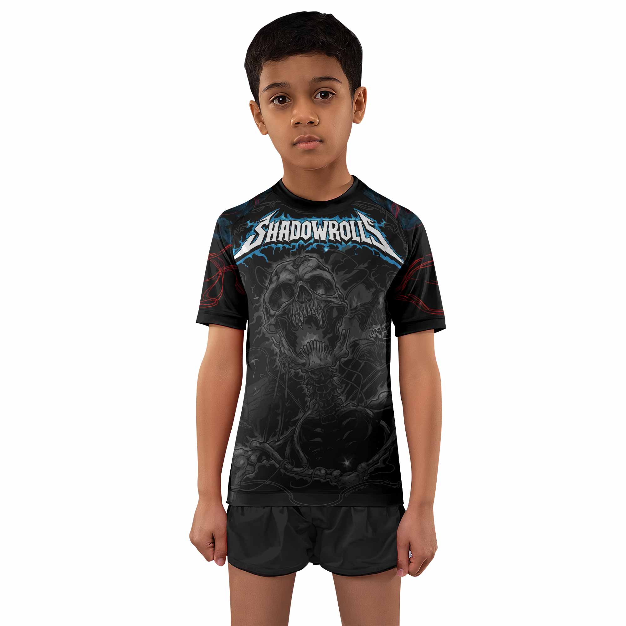 Necro Chains Kids Rash Guard