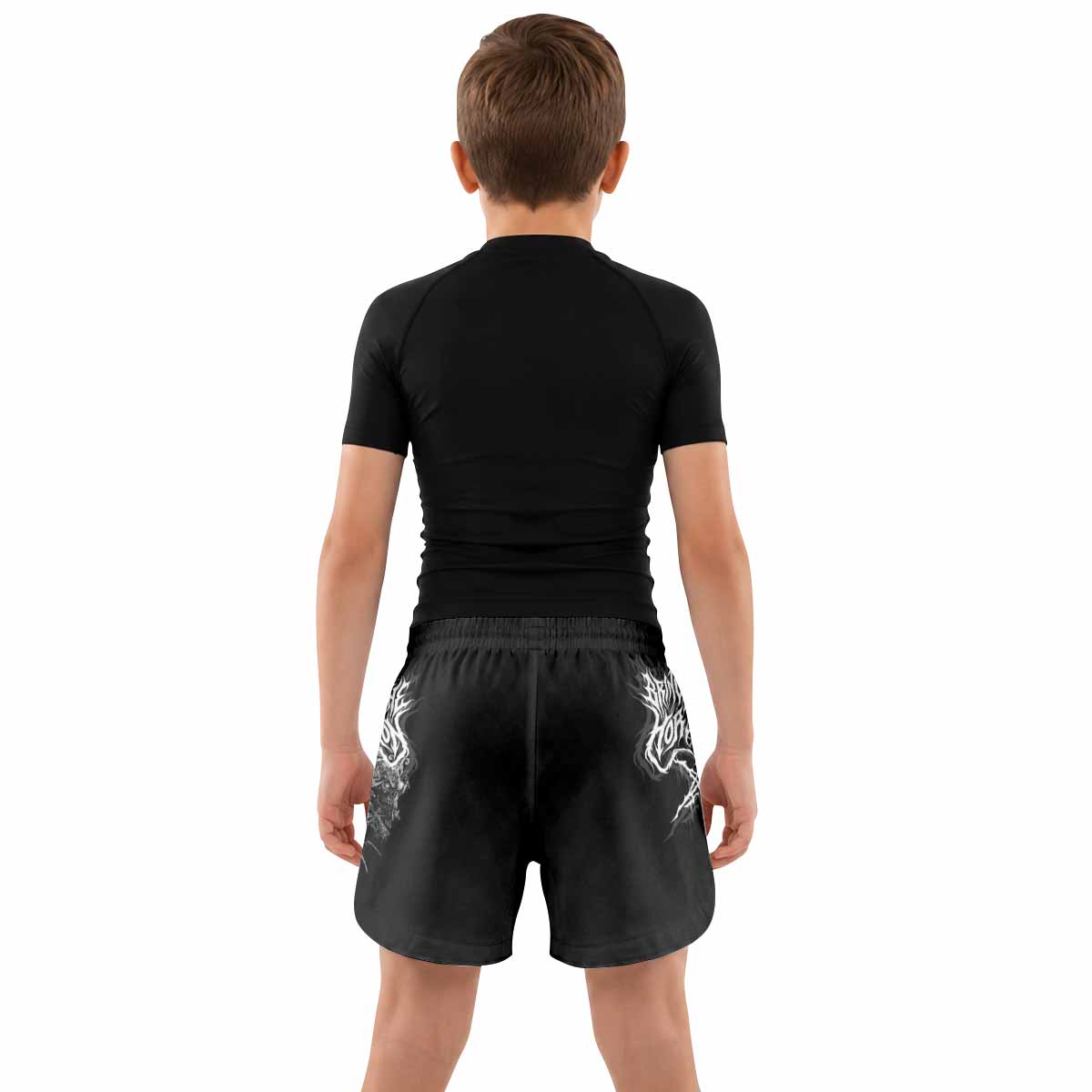 Sword of Chaos Kids Grappling Shorts - lifestyle