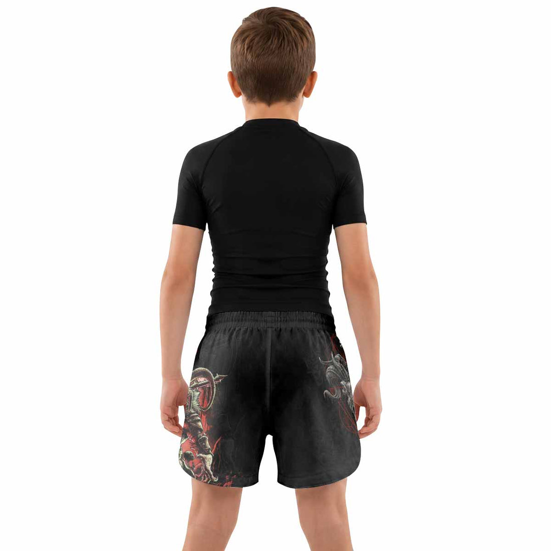 Dark Ram Warlord Kids Grappling Shorts - lifestyle