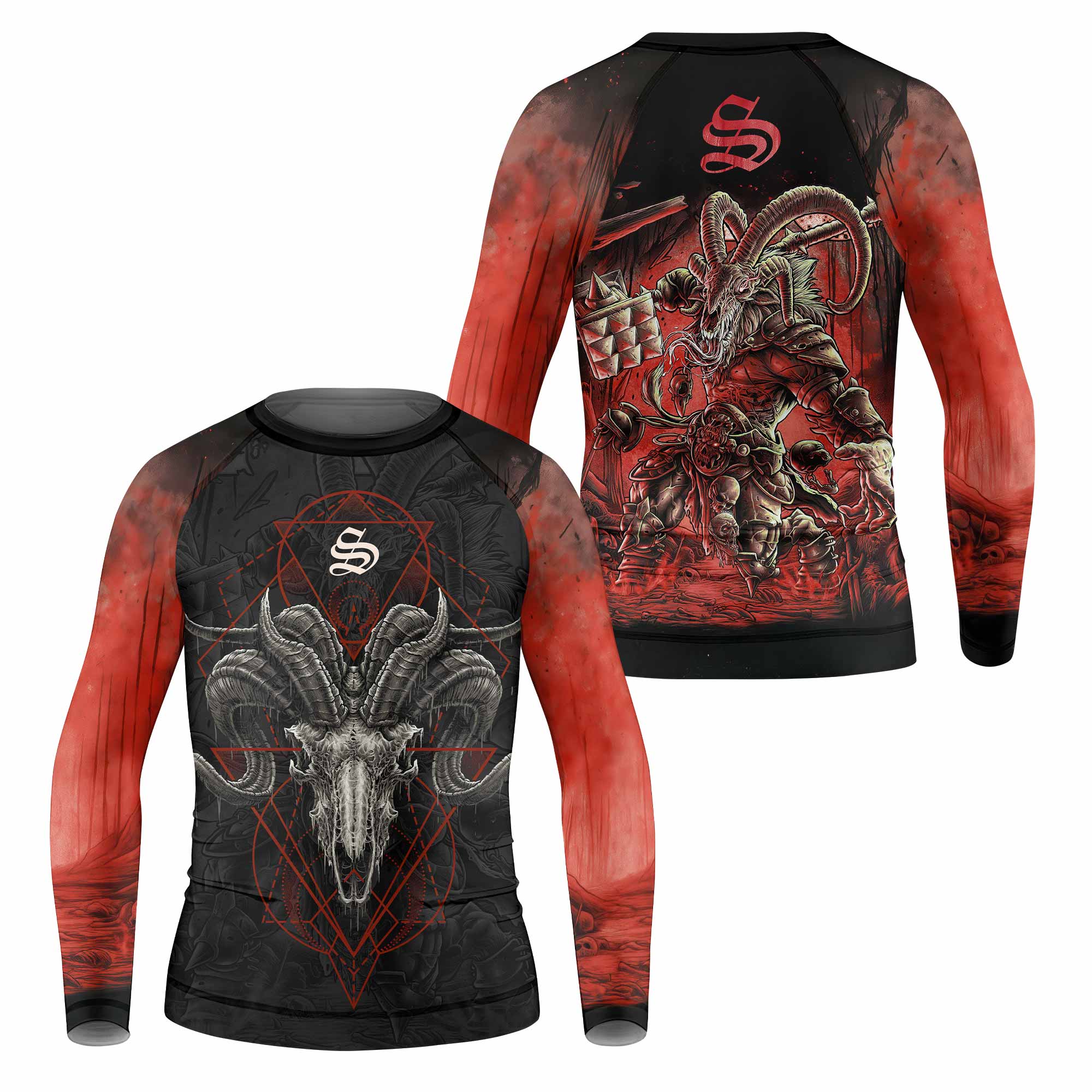 Dark Ram Warlord Kids Rash Guard