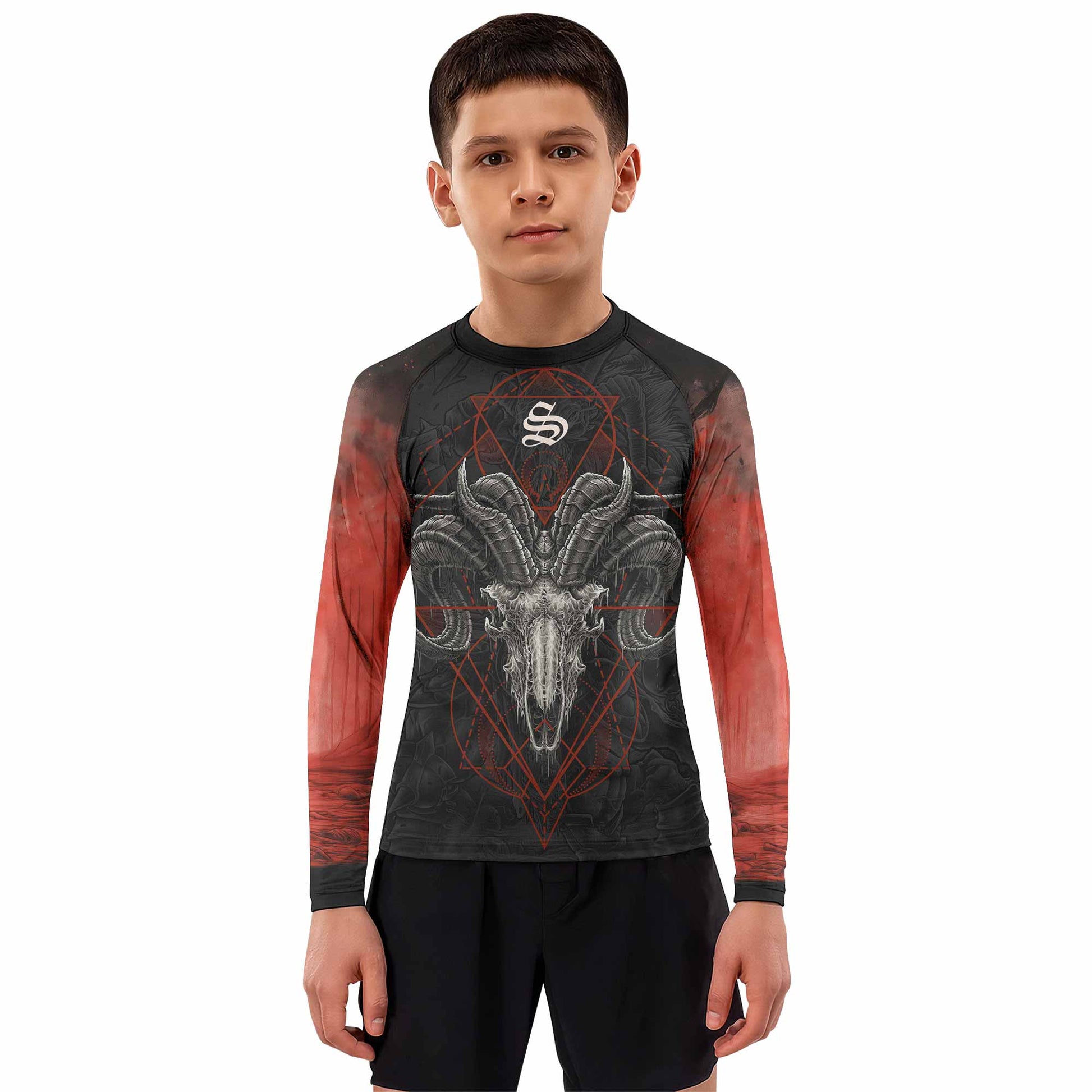 Dark Ram Warlord Kids Rash Guard