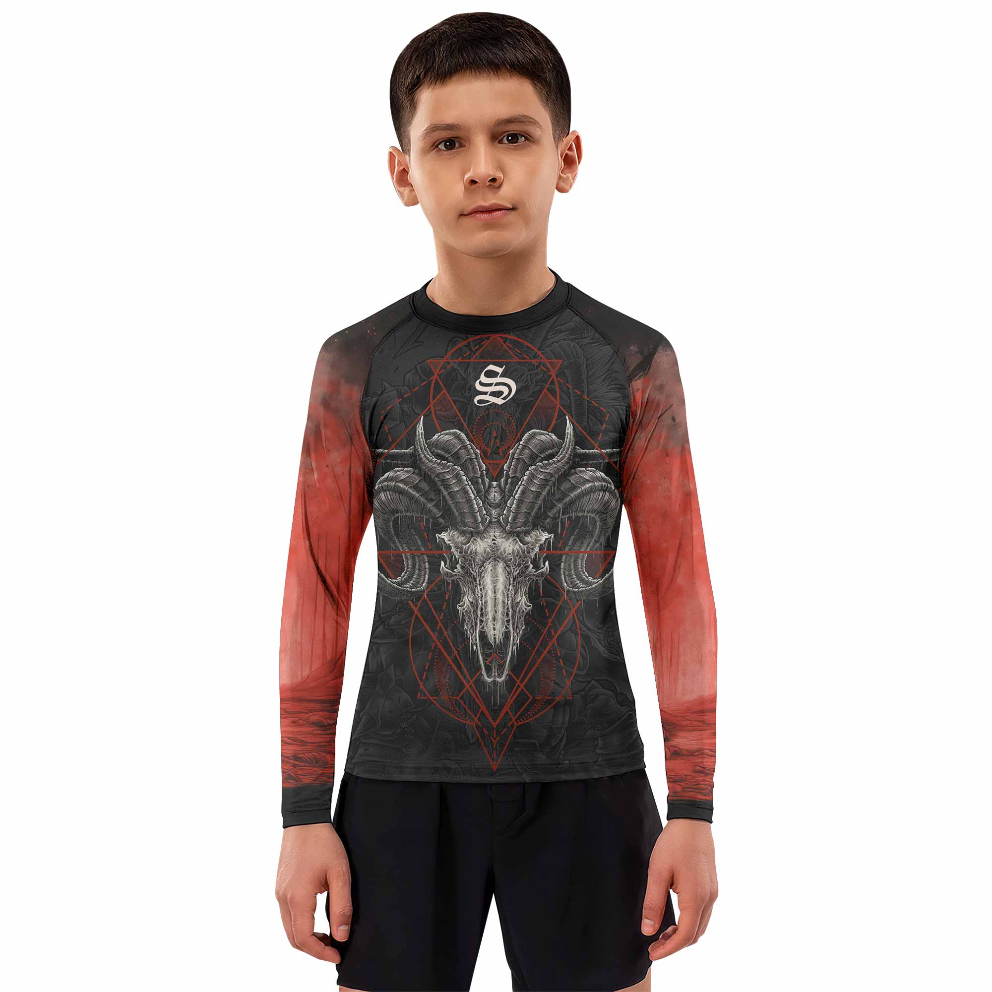 Dark Ram Warlord Kids Rash Guard