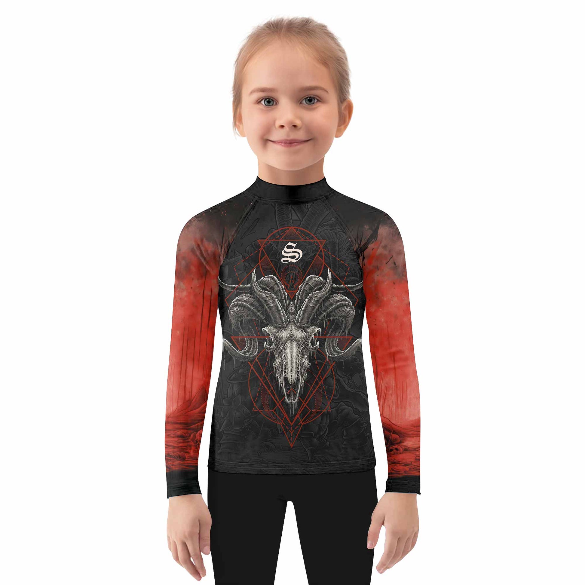 Dark Ram Warlord Kids Rash Guard