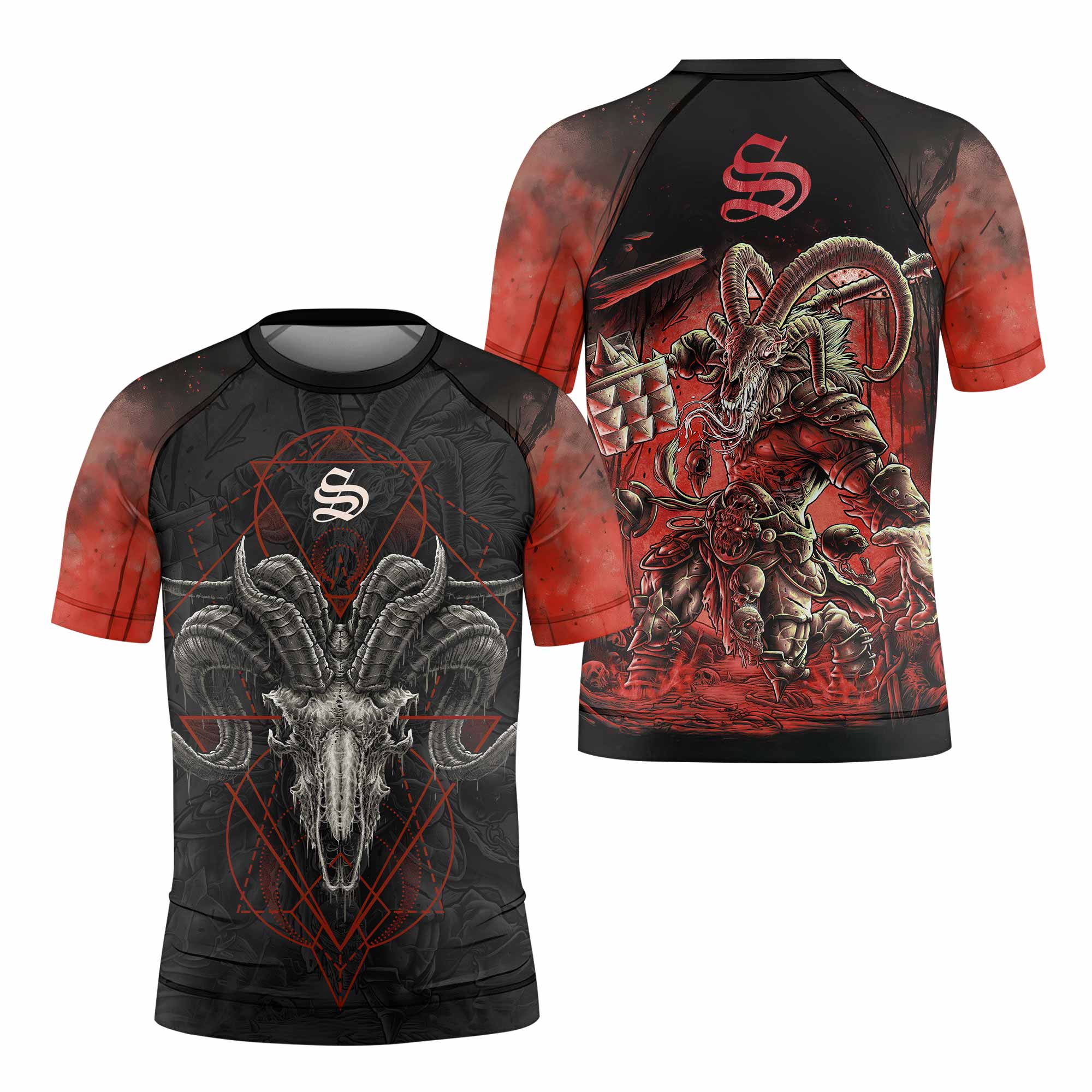 Dark Ram Warlord Kids Rash Guard